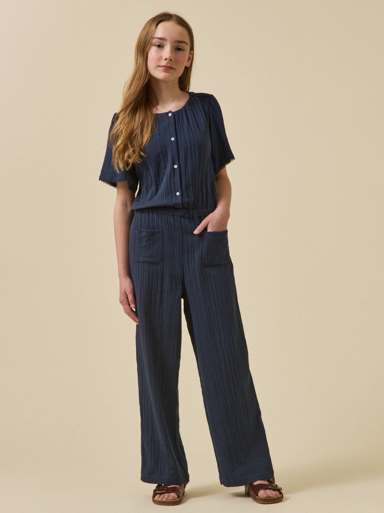 Combinaison en gaze de coton - Collection Junior