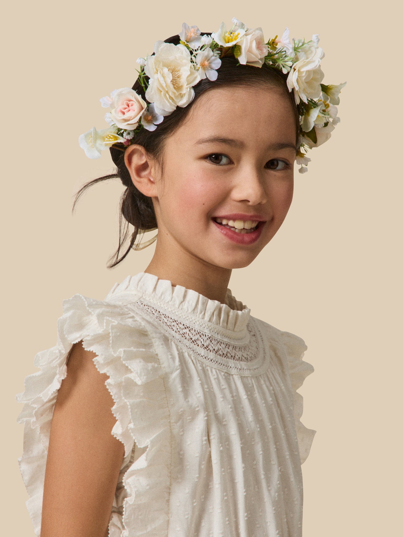 Couronne de fleurs Fille- Collection fêtes et mariages