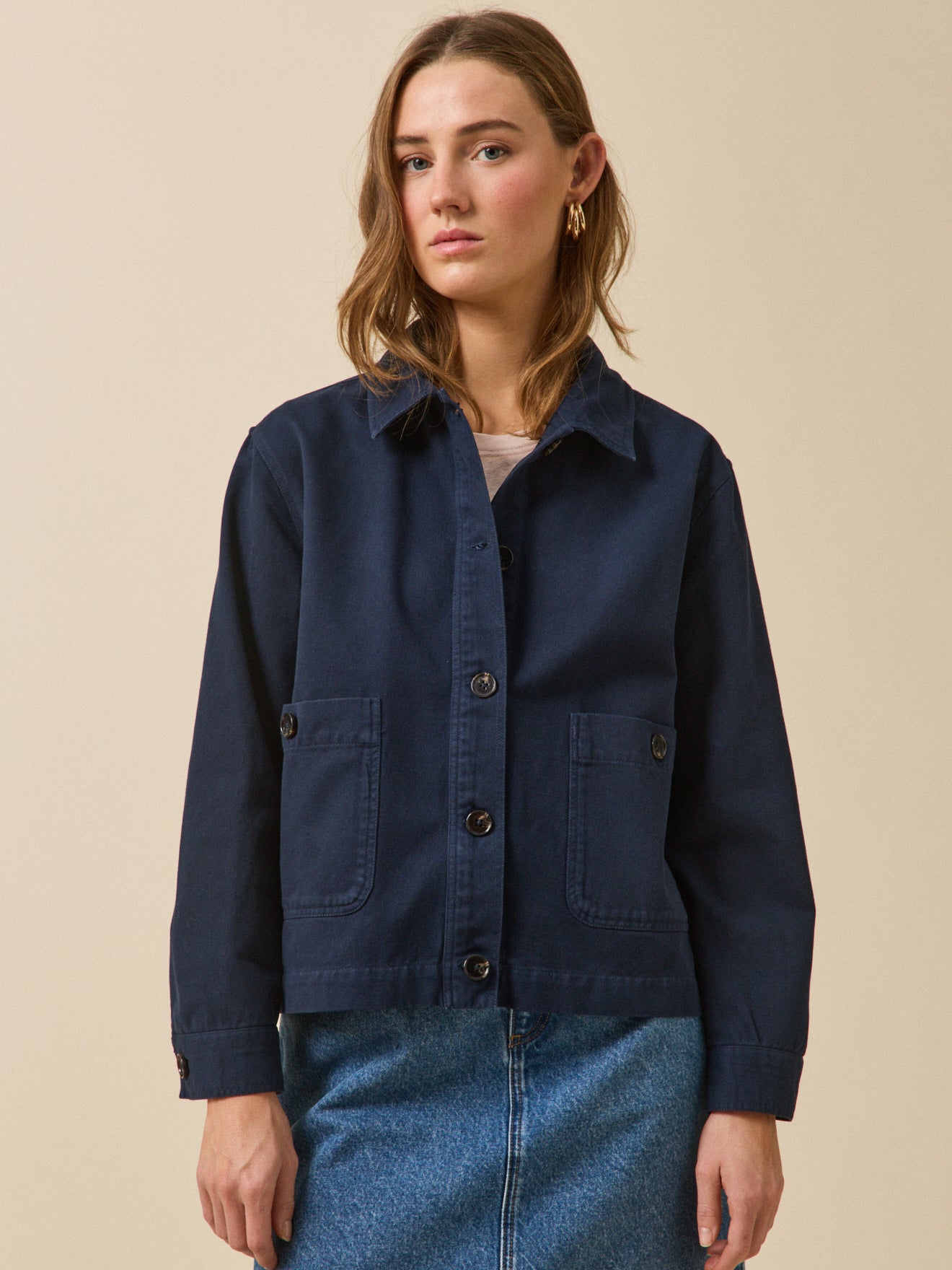 Veste worker femme coton biologique