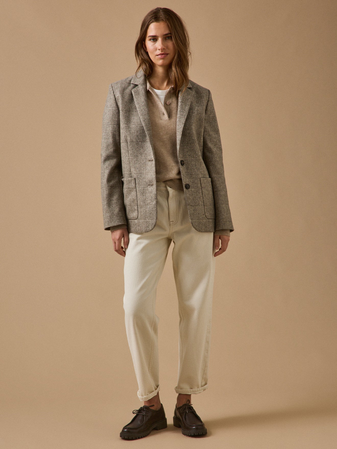 Veste prince de galles femme