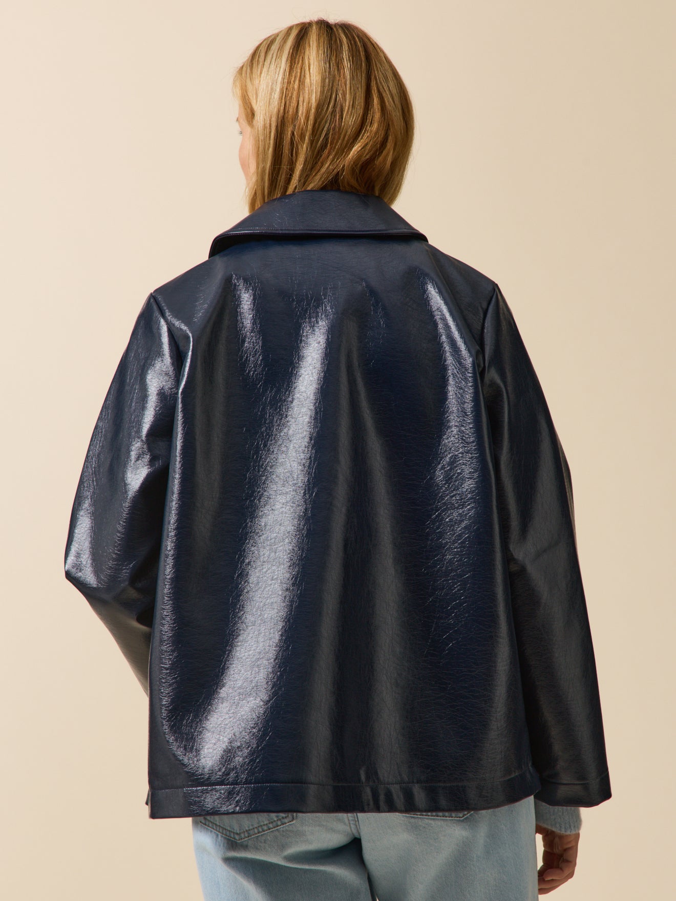 Manteau vinyle femme