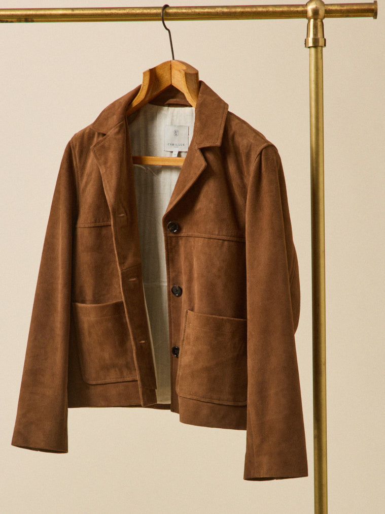 Veste cuir femme