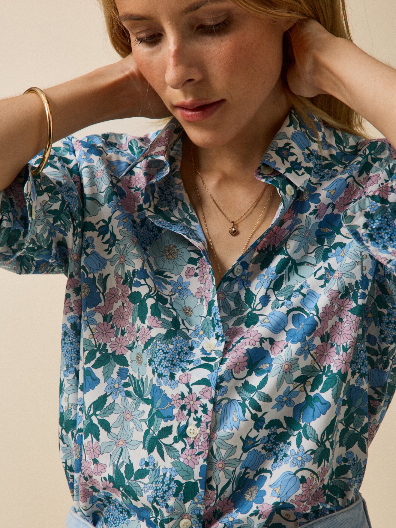 Chemise en tissu Liberty - Coupe Gaby