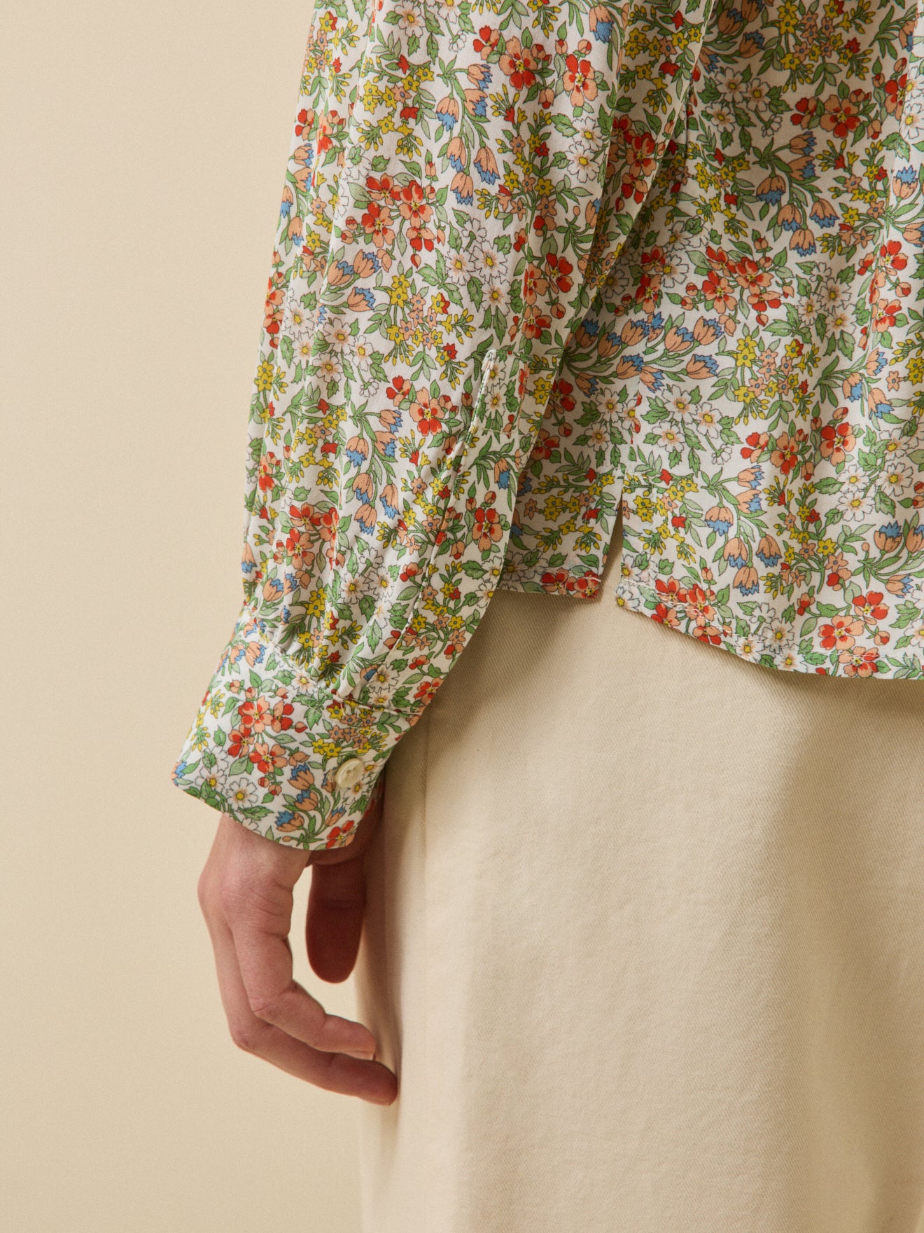 Blouse col volanté femme tissu Liberty - Limited Collection
