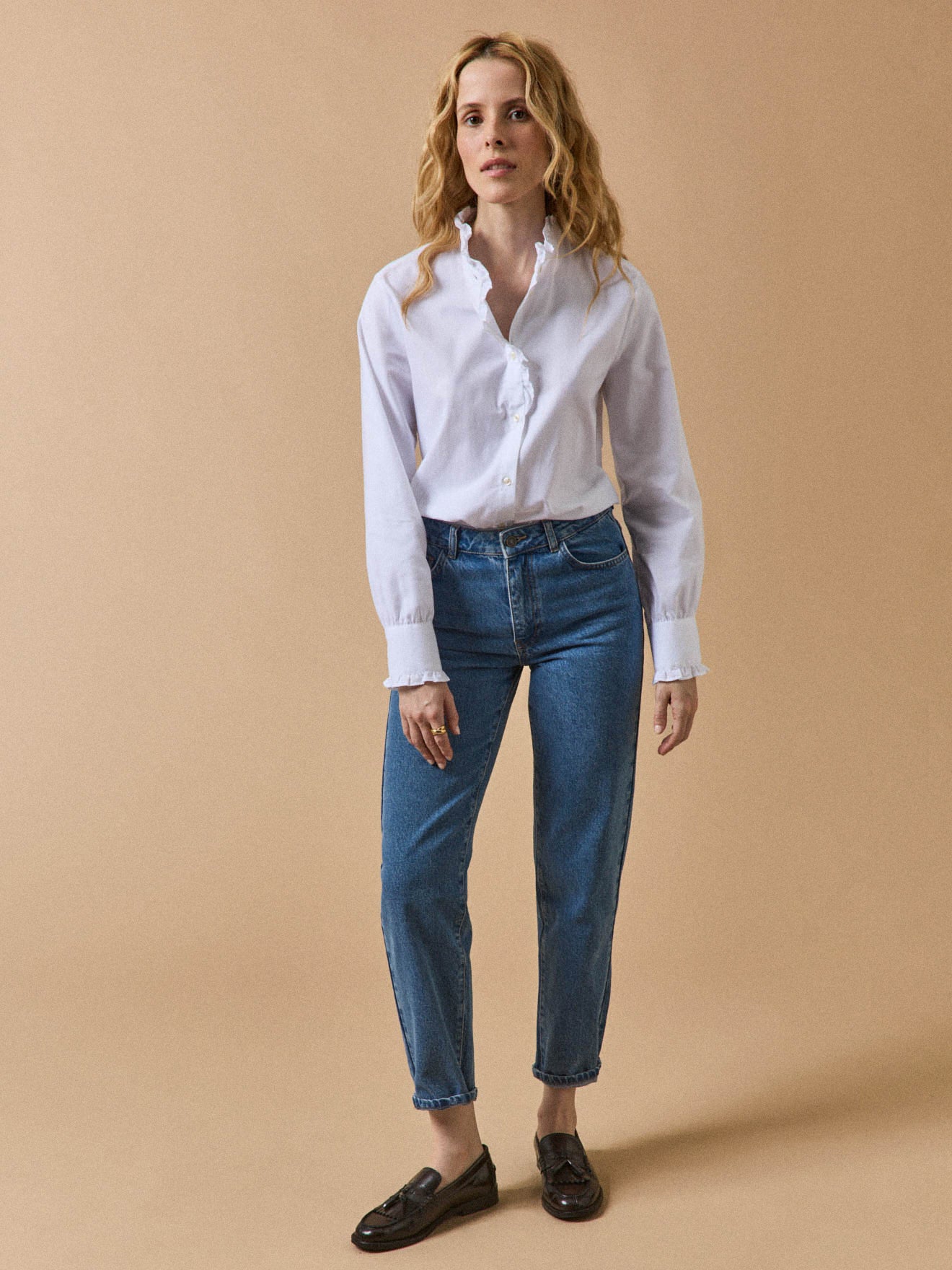 Chemise femme oxford coton biologique Émilie
