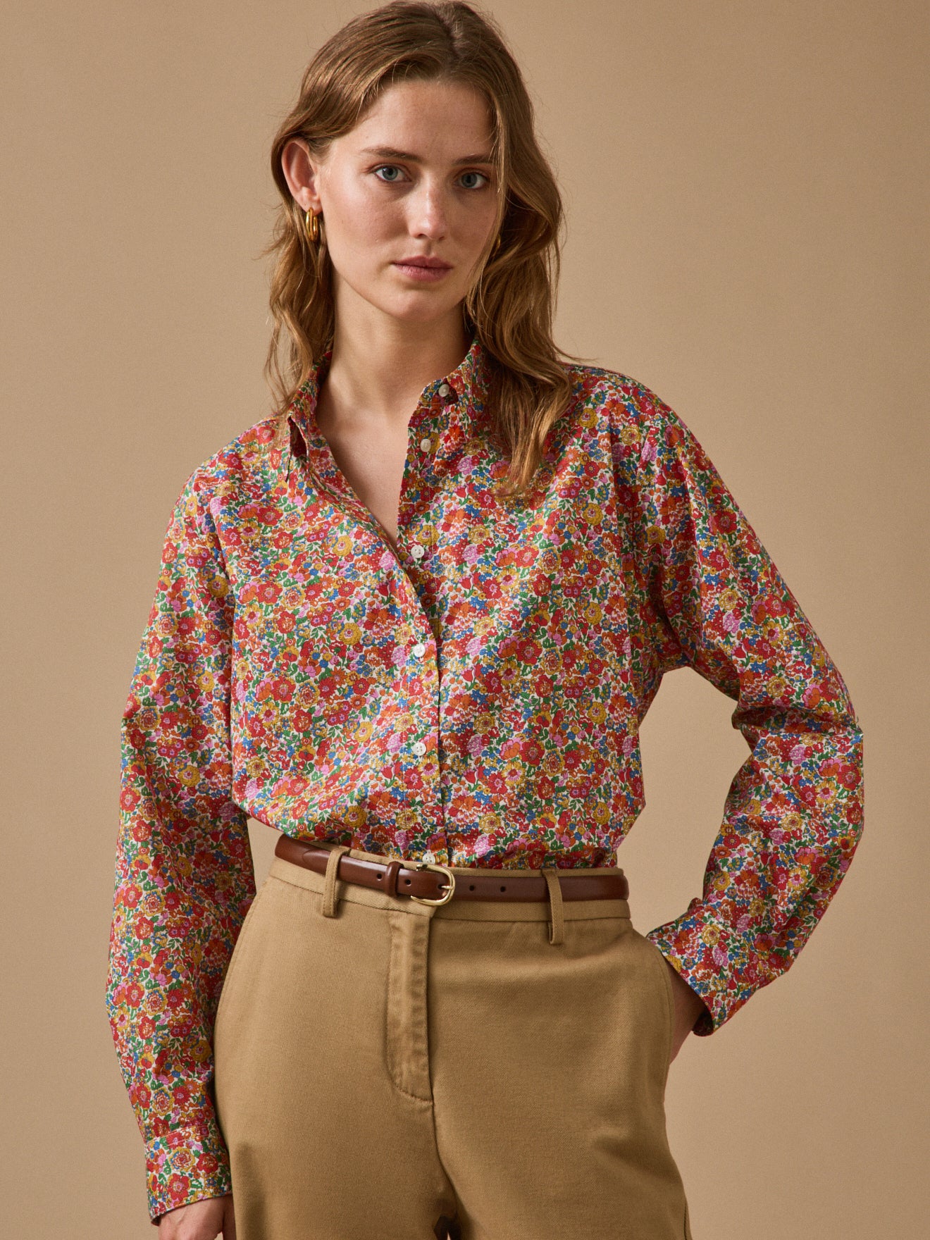 Chemise femme tissu Liberty - Coupe Gaby