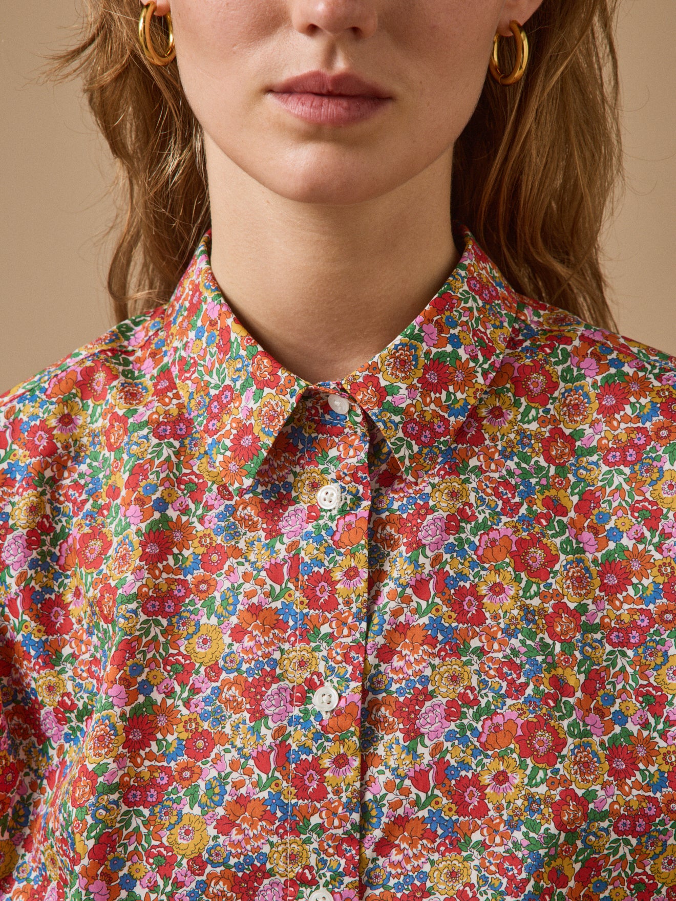 Chemise femme tissu Liberty - Coupe Gaby