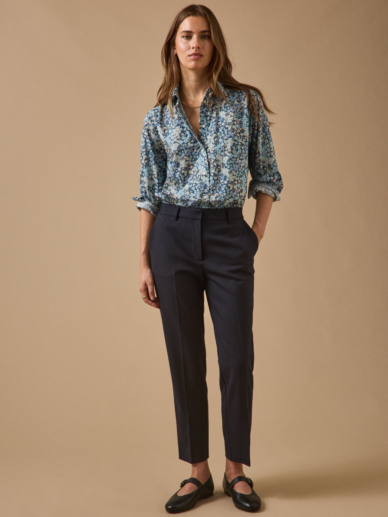 Chemise femme tissu Liberty - Coupe Gaby