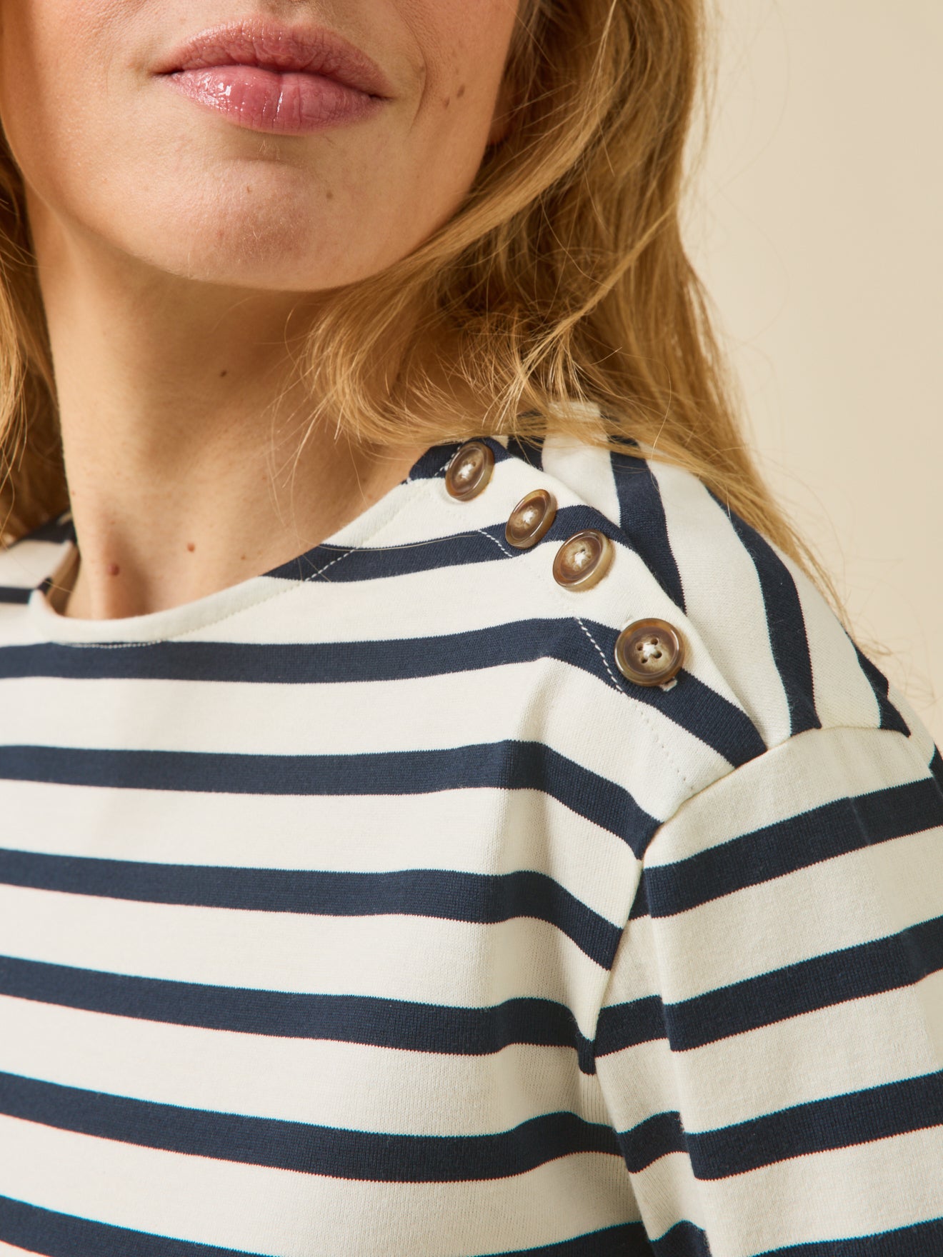 T-shirt marinière femme coton biologique