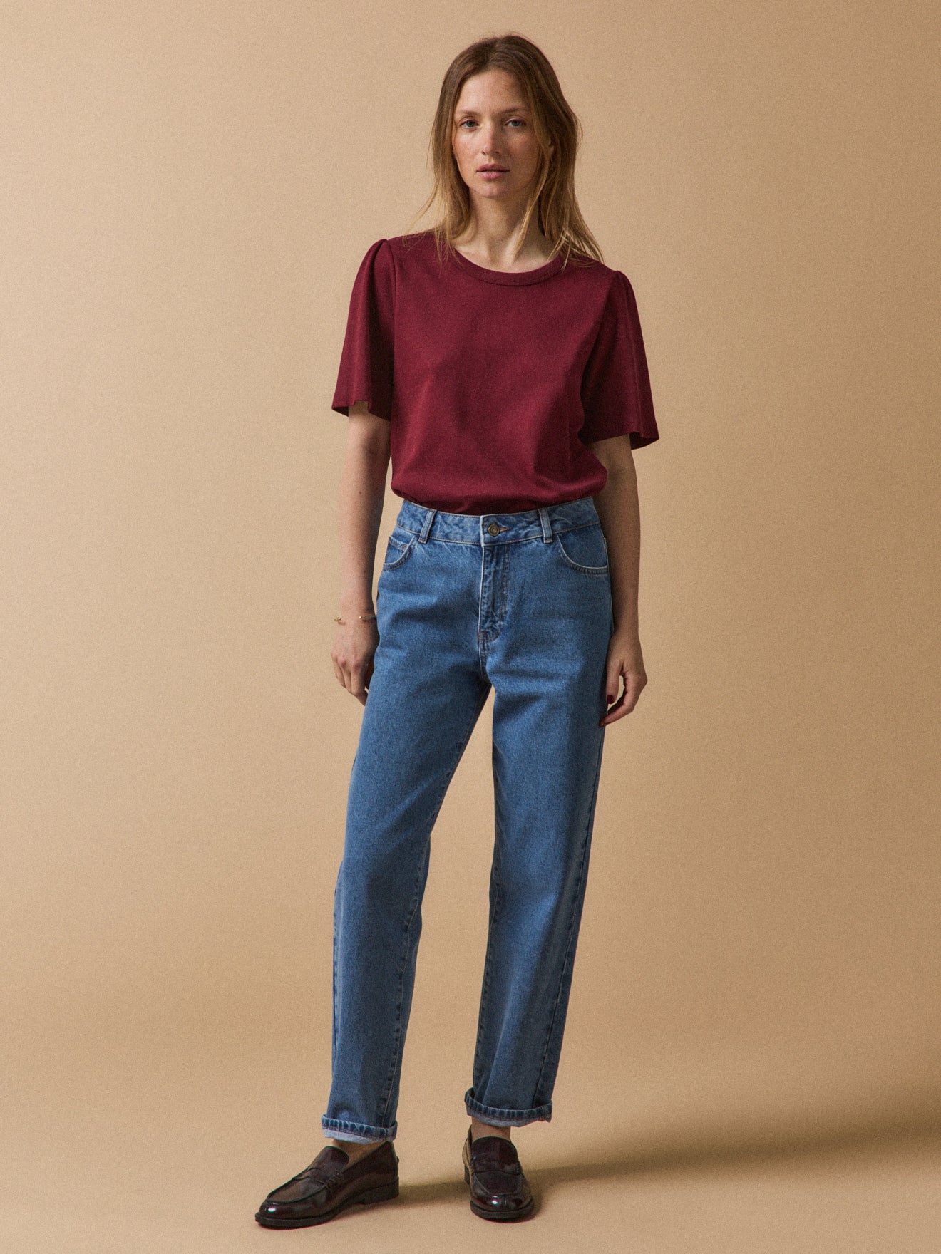 T-shirt manches courtes femme coton biologique