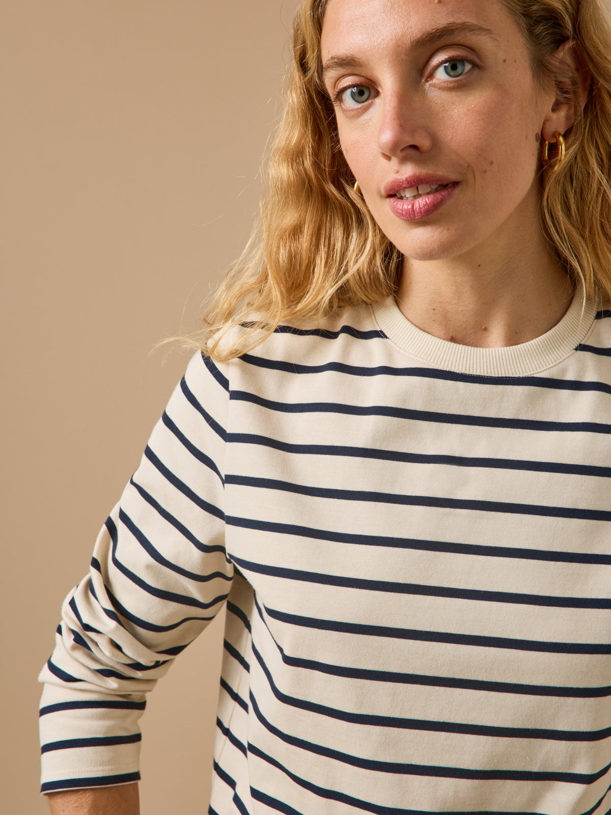 T-shirt marinière femme coton biologique