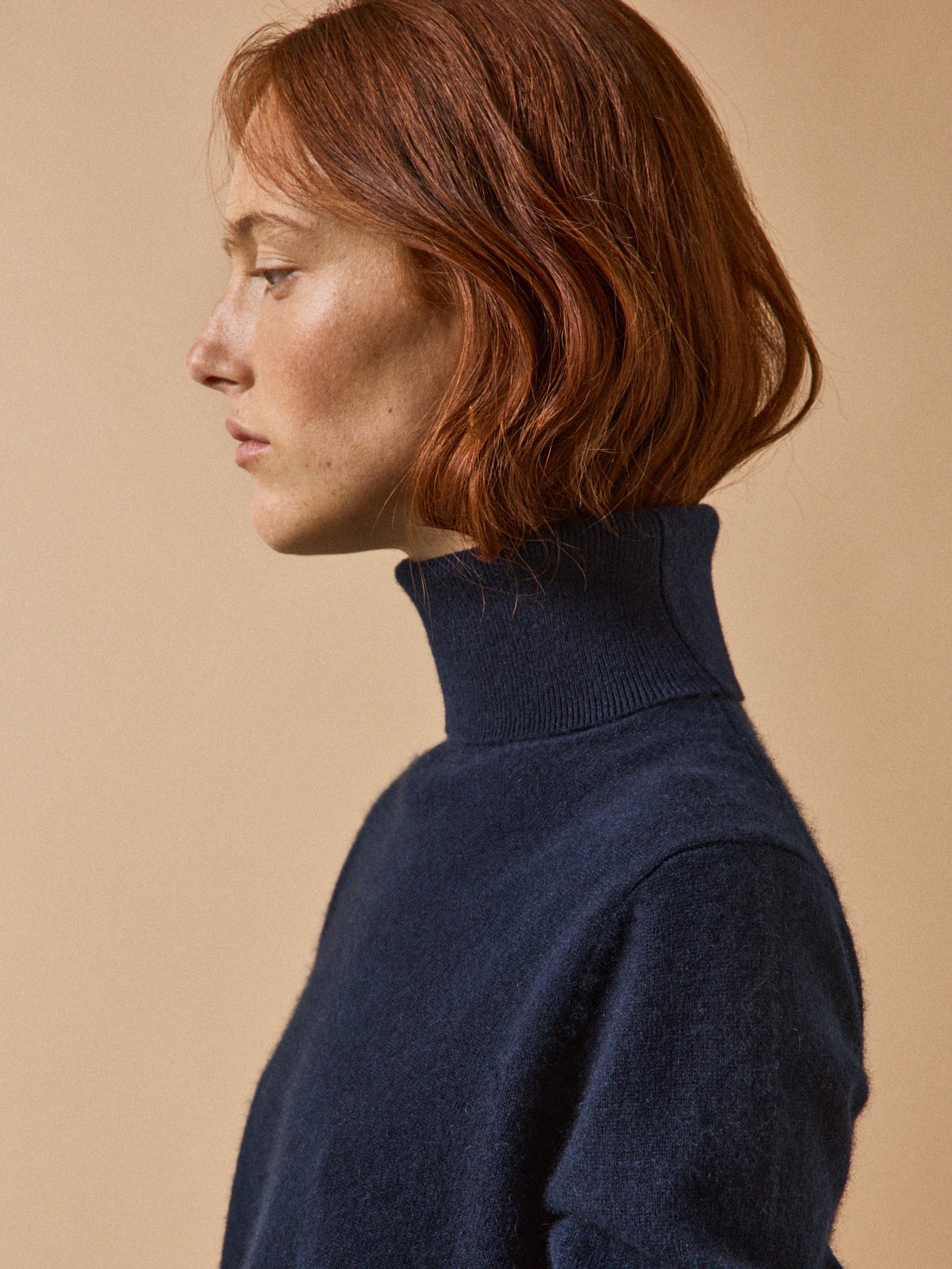 Pull col roulé femme - Collection Cachemire