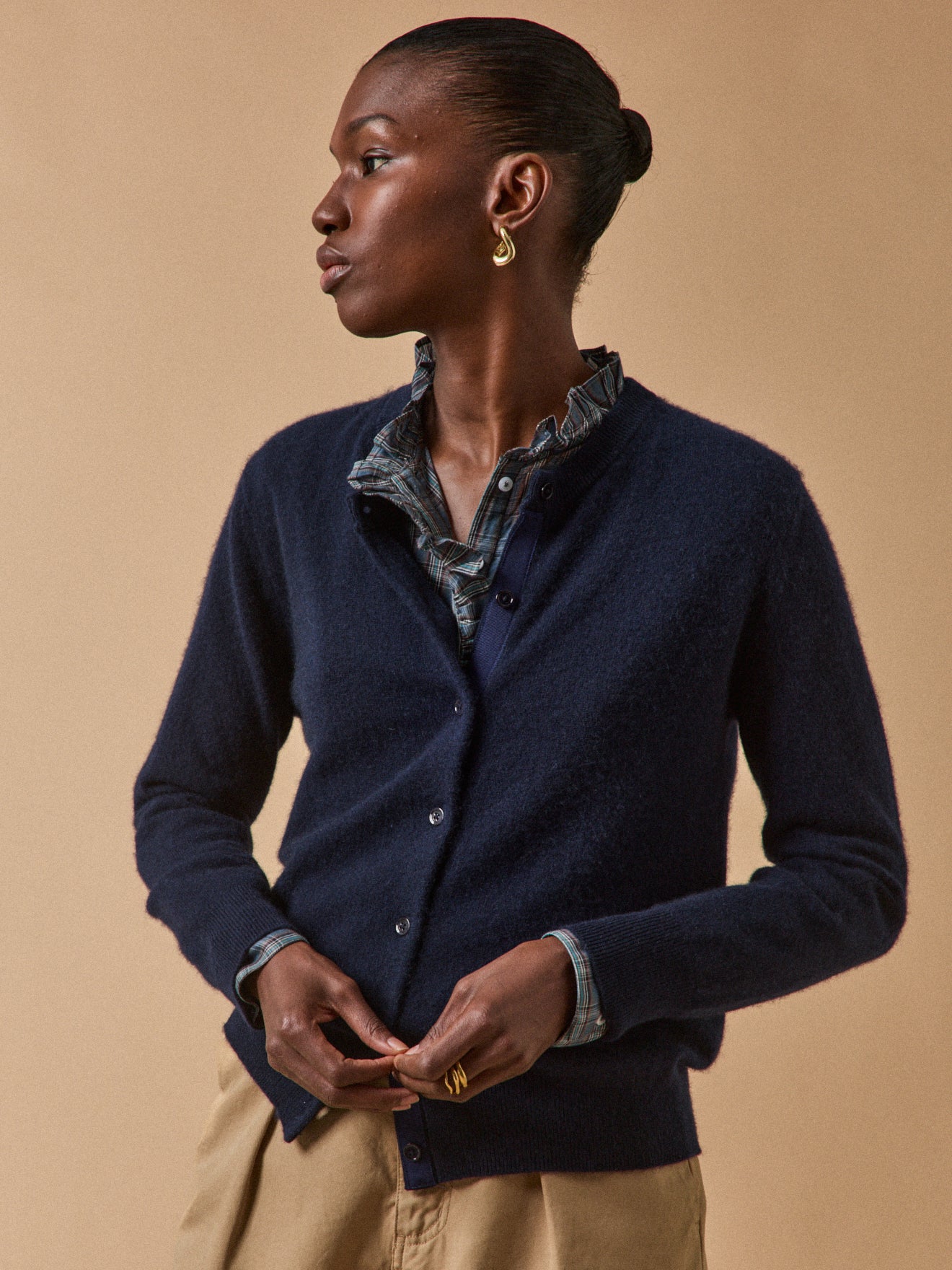 Gilet boutonné femme - Collection Cachemire