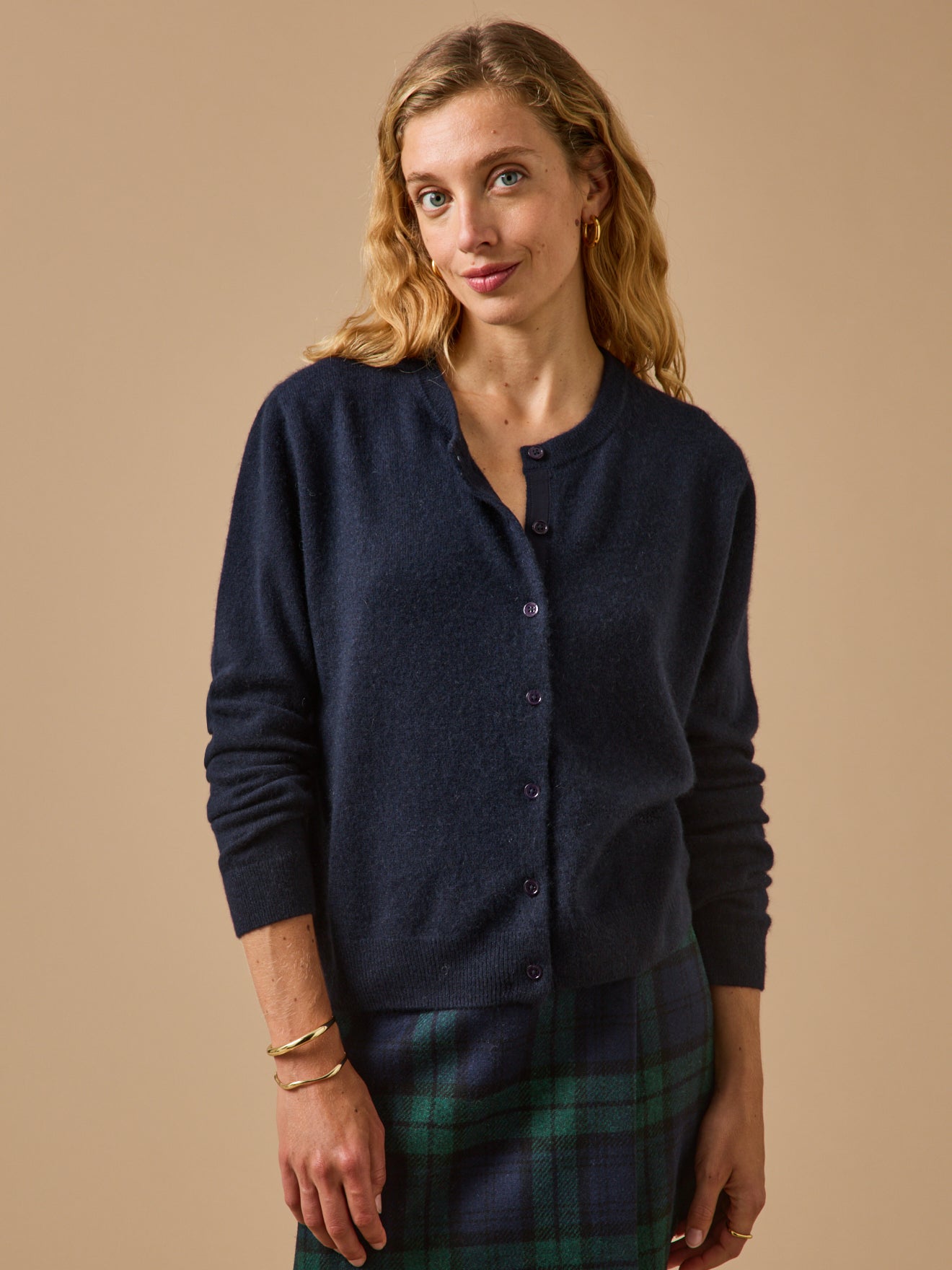 Gilet boutonné femme - Collection Cachemire