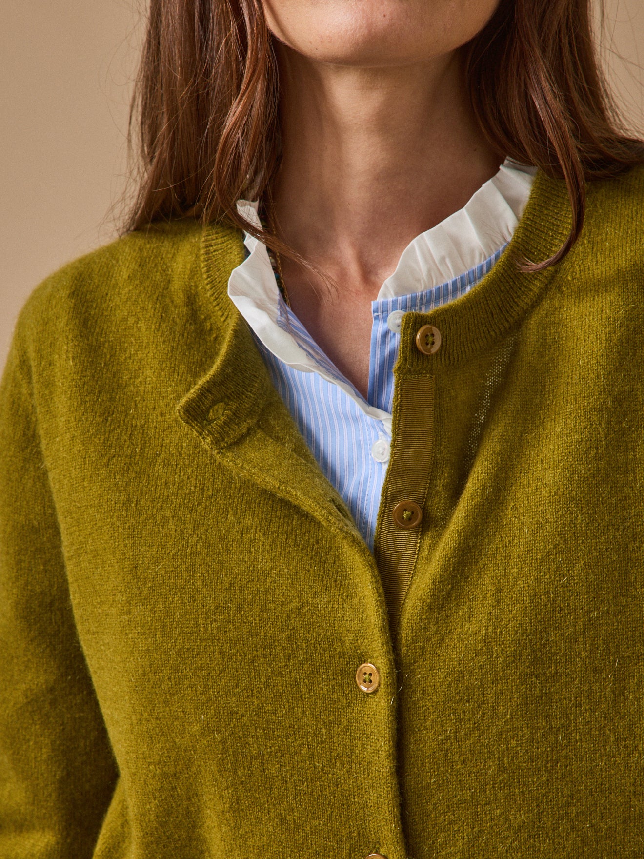 Gilet boutonné femme - Collection Cachemire
