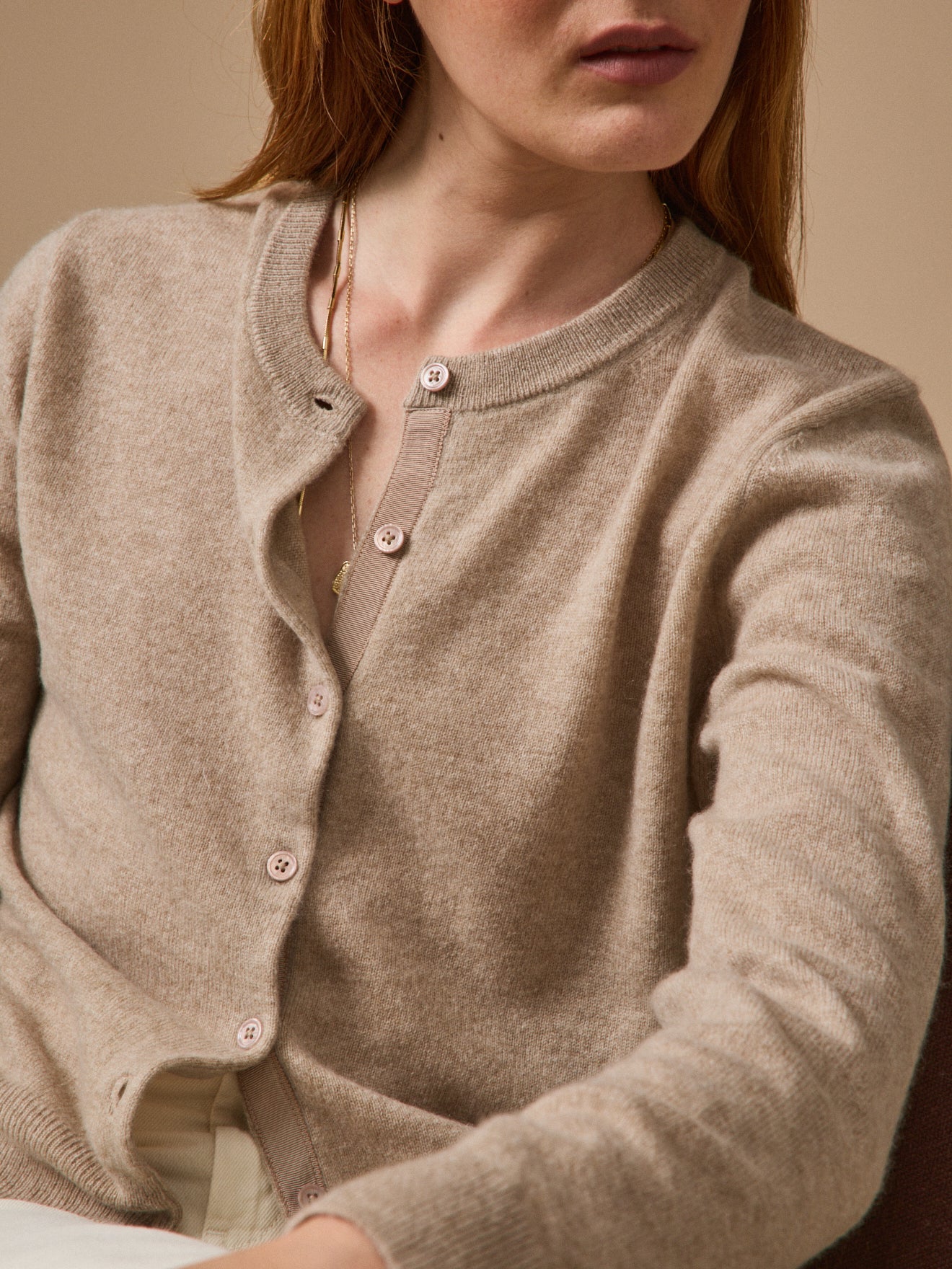 Gilet boutonné femme - Collection Cachemire
