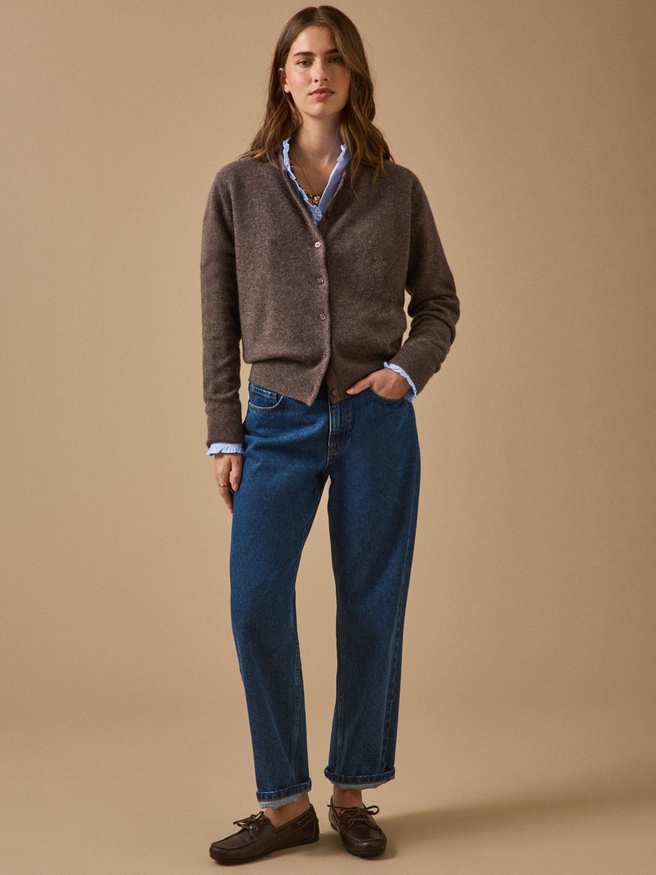 Gilet boutonné femme - Collection Cachemire