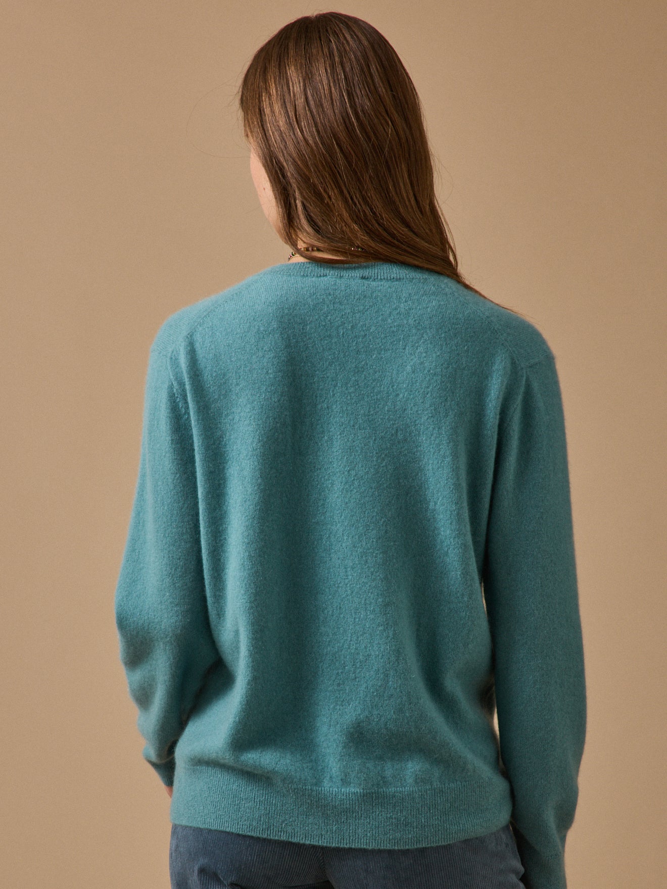 Pull col V femme - Collection Cachemire