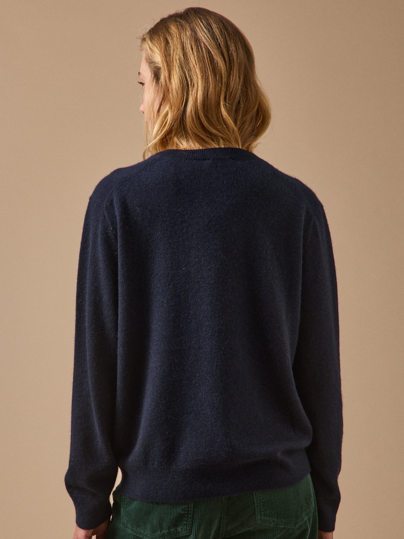 Pull col V femme - Collection Cachemire
