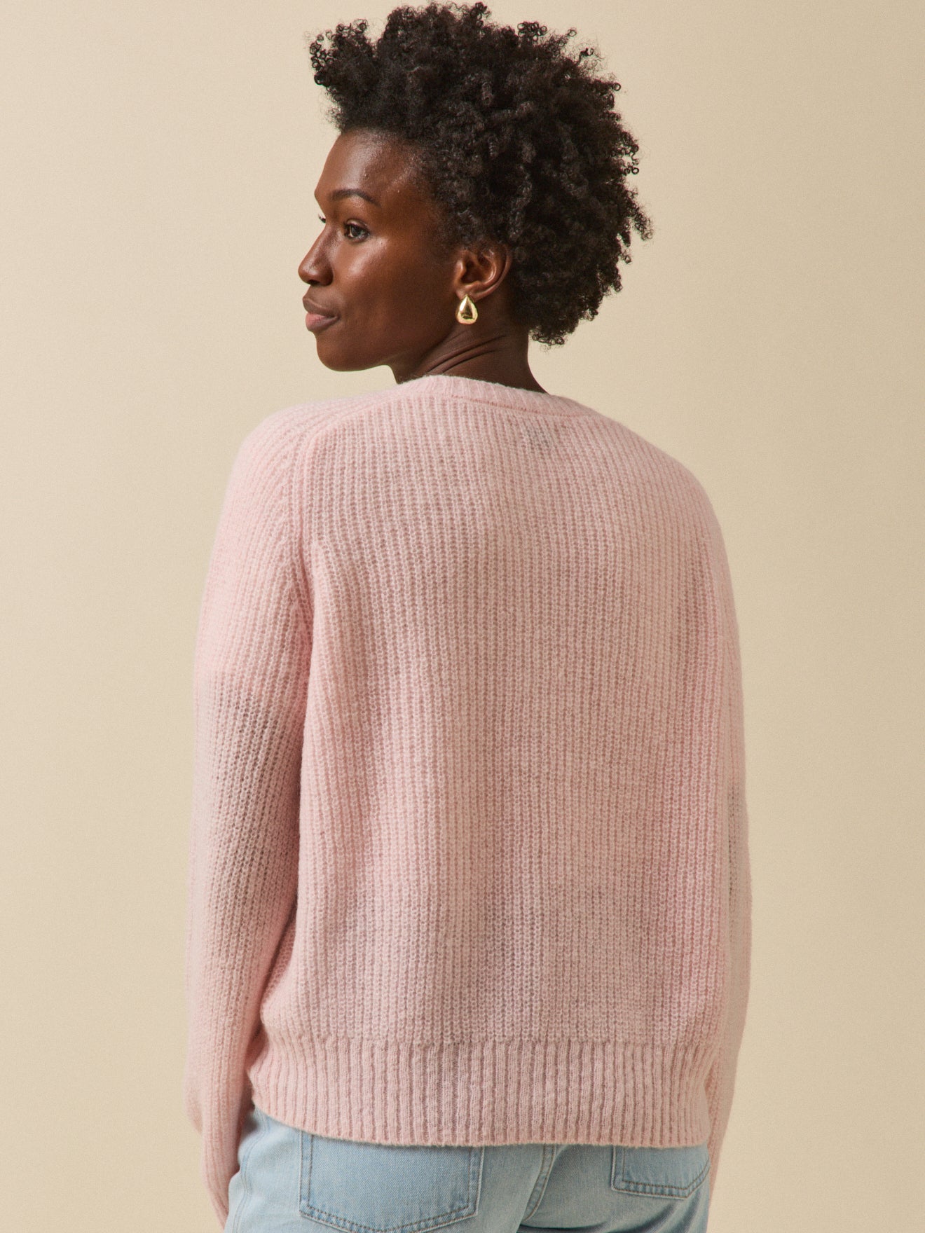Gilet femme avec laine, alpaga et mohair