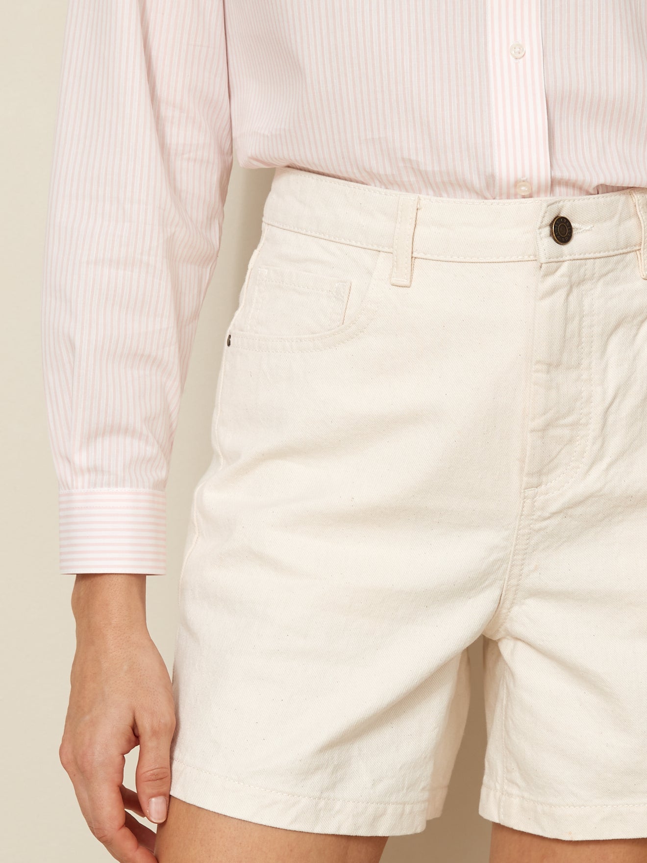 Short jean femme  - coton biologique
