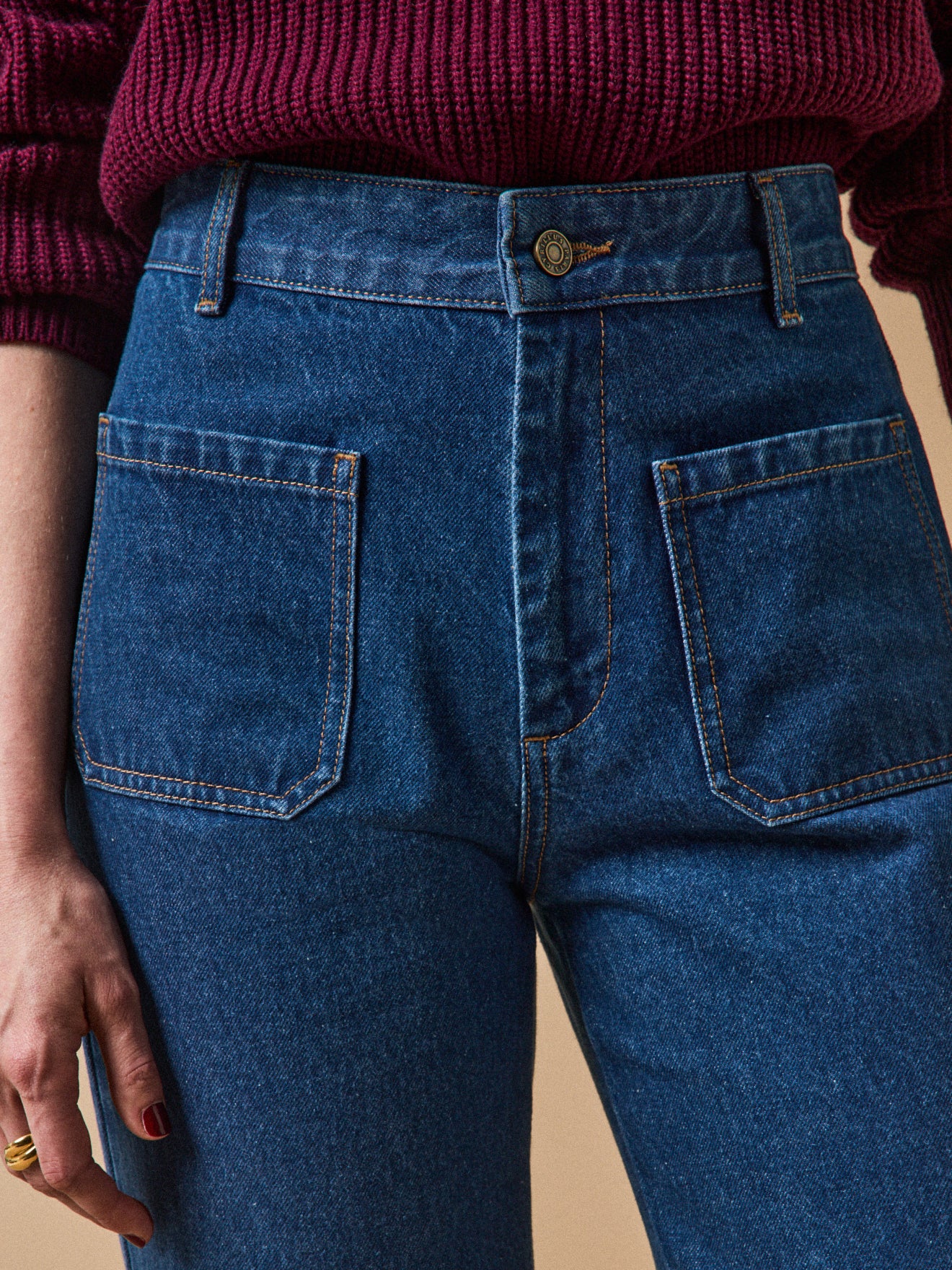 Jean flare femme Suzanne coton biologique