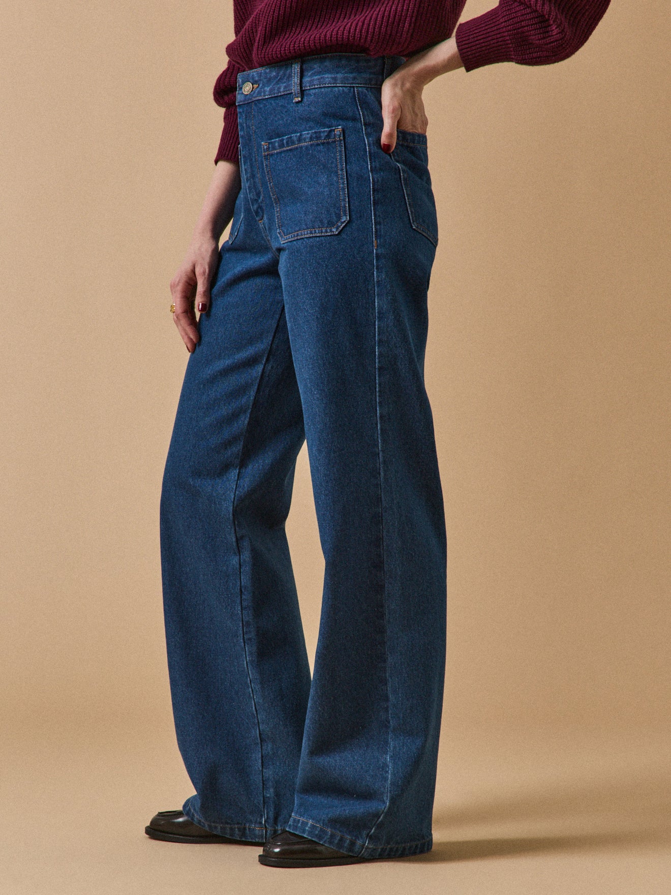 Jean flare femme Suzanne coton biologique