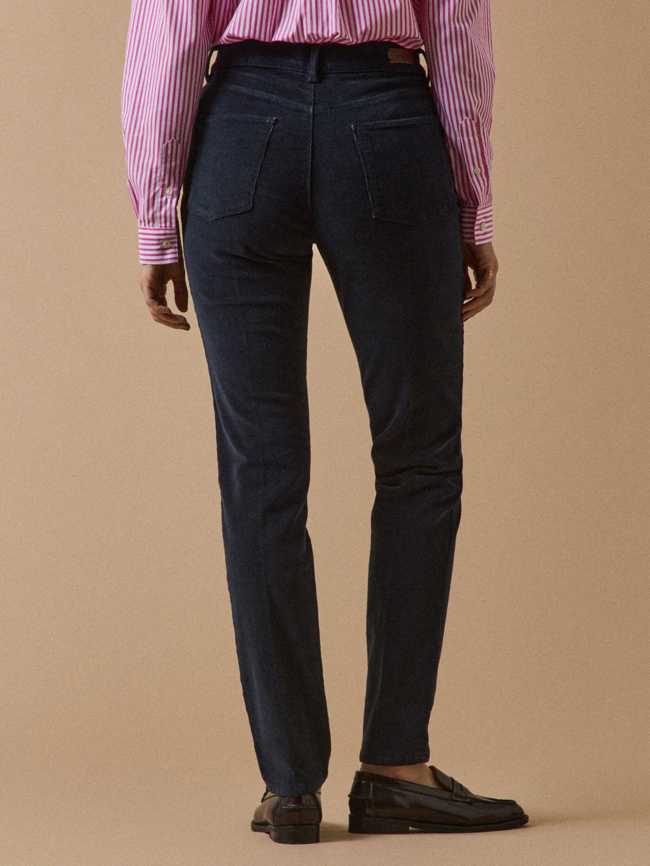Pantalon slim velours milleraies femme Chloé