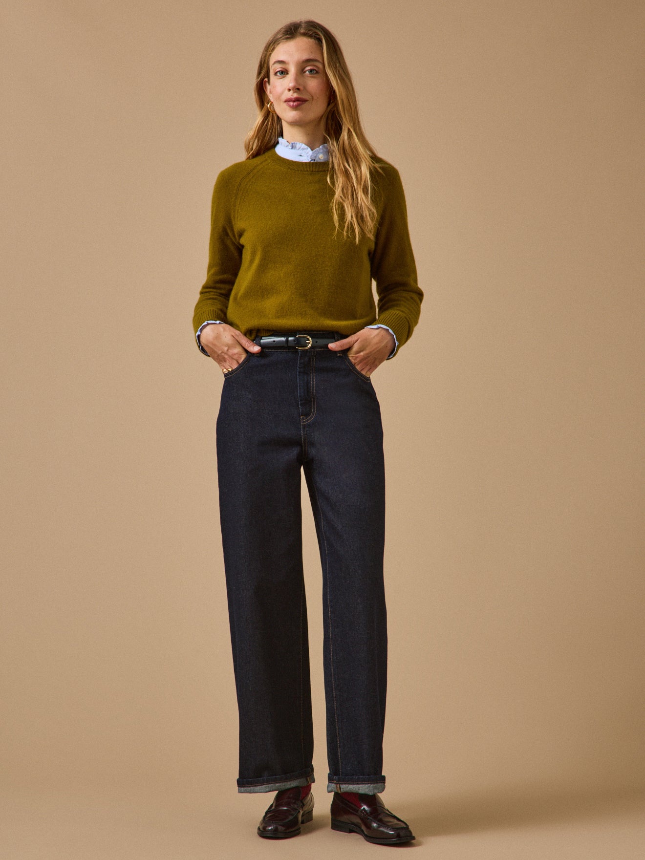 Jean wide femme Émilia coton biologique