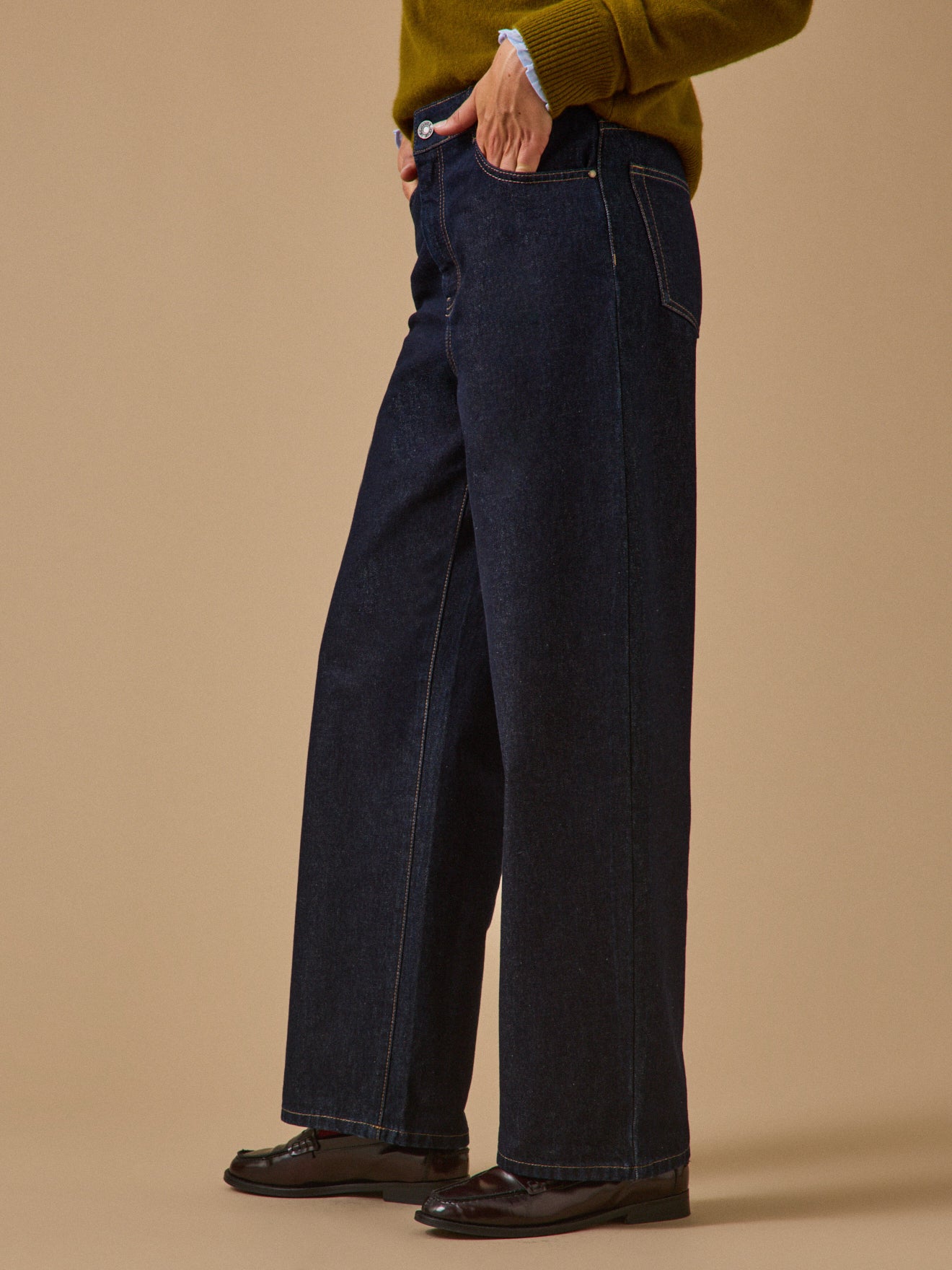 Jean wide femme Émilia coton biologique