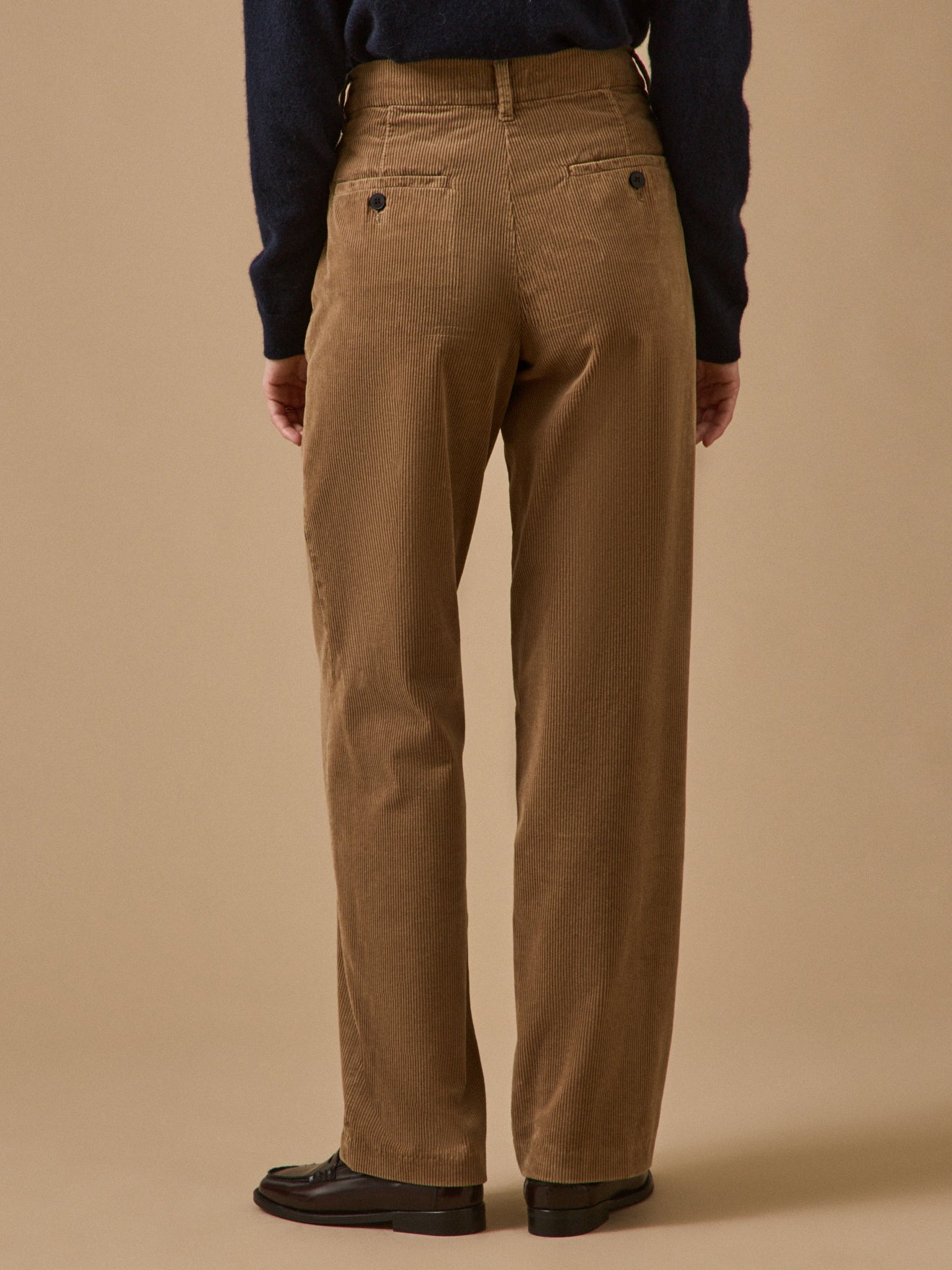 Pantalon chino velours femme Marina