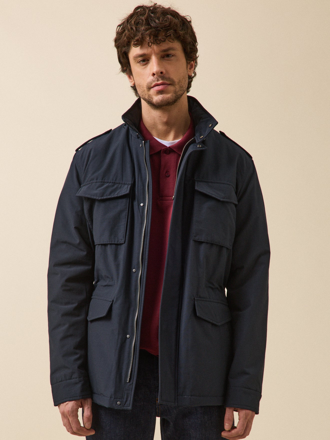 Parka saharienne ouatinée homme