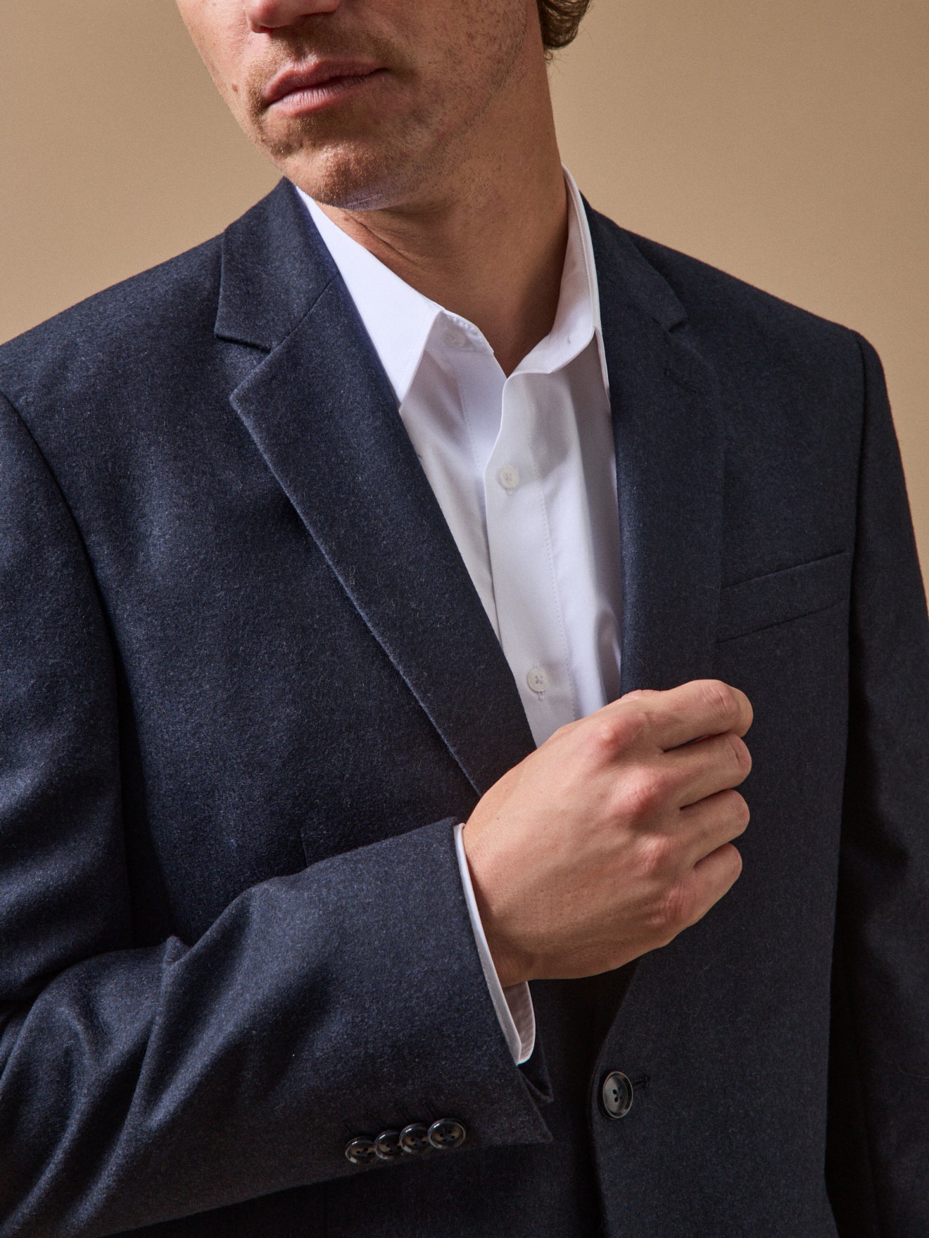 Veste de costume flanelle homme