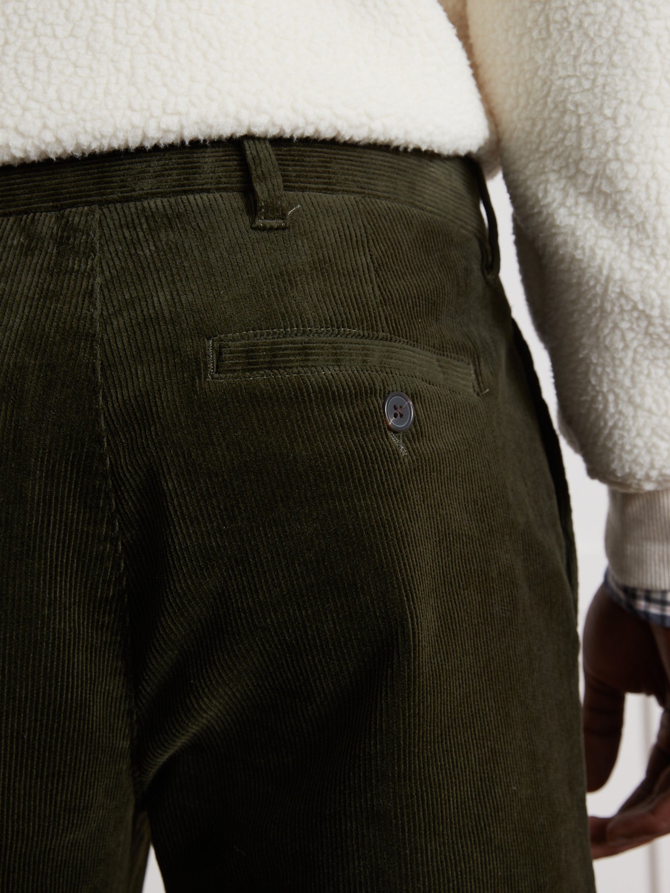 Chino velours regular homme