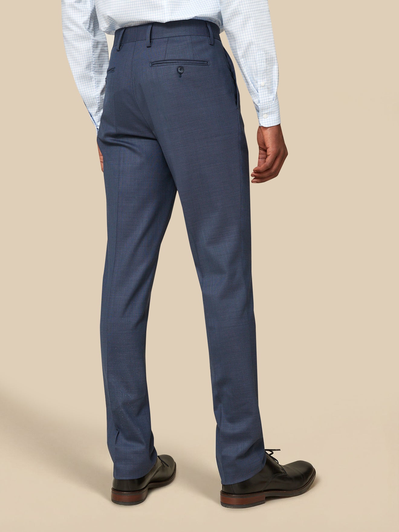 Pantalon de costume homme tissu texturé