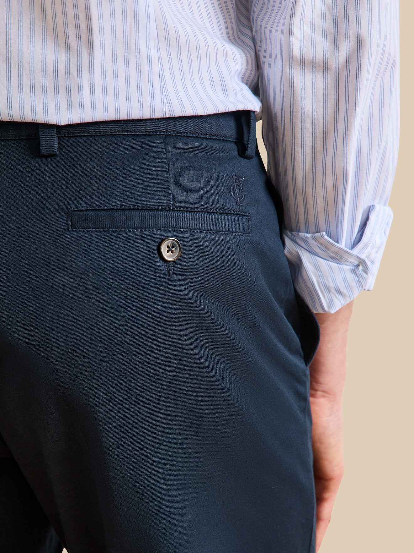 Pantalon chino 7/8ème homme
