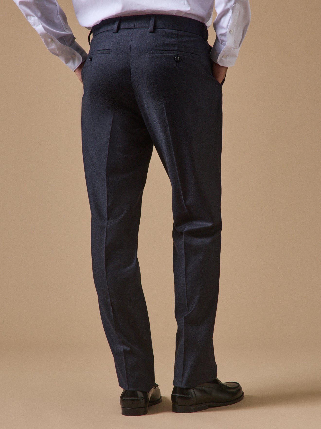 Pantalon de costume flanelle homme