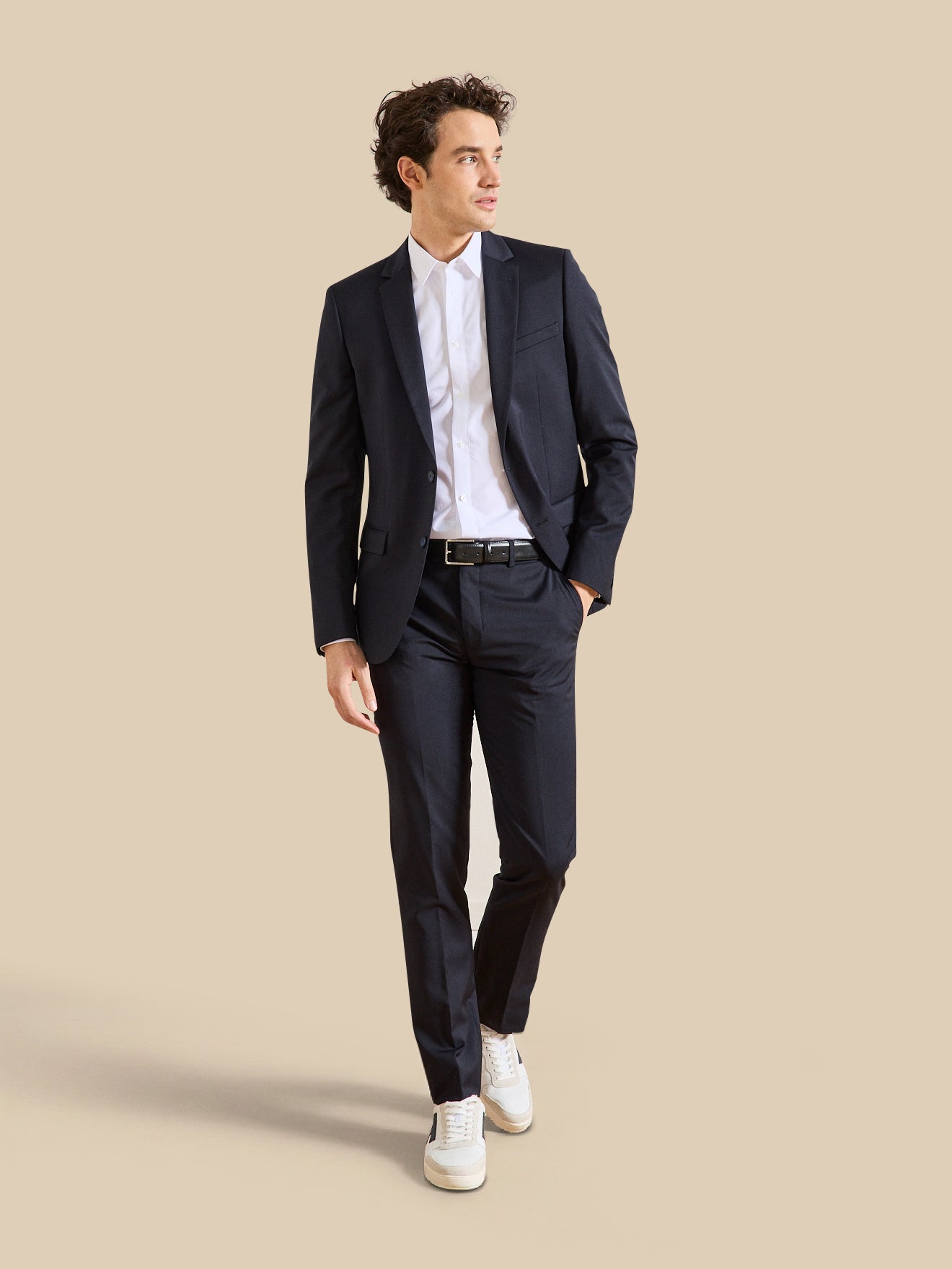 Chemise Slim Fit homme popeline unie easy care