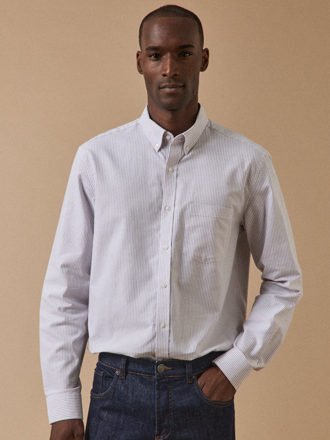 Chemise oxford homme coupe contemporaine
