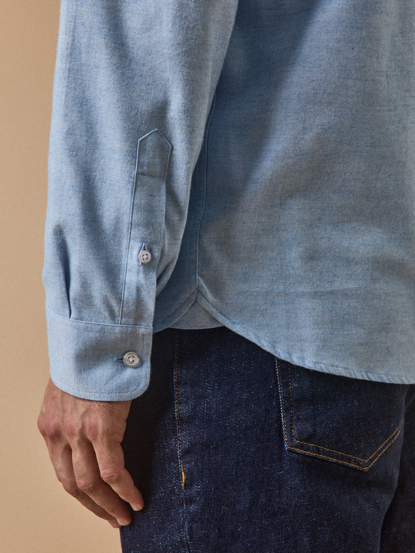 Chemise flanelle homme coupe contemporaine