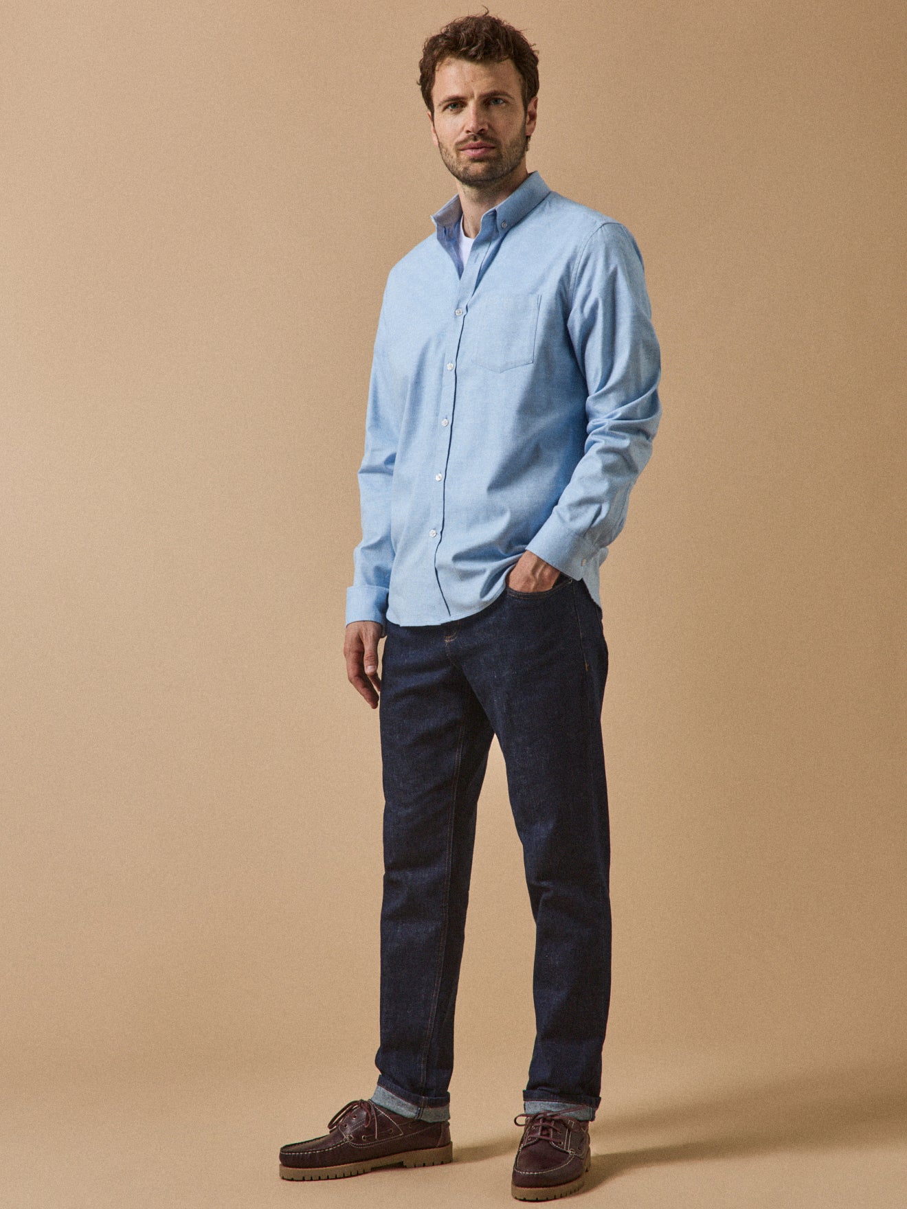 Chemise flanelle homme coupe contemporaine