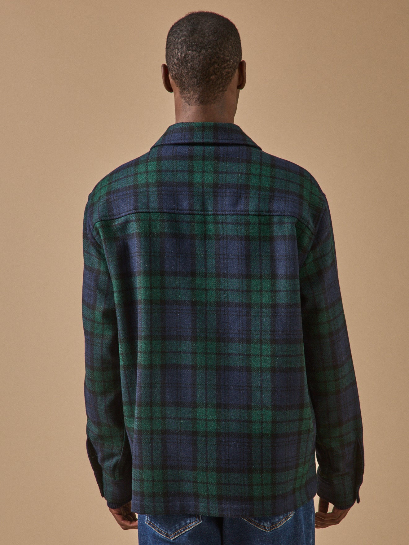 Surchemise tartan homme en laine