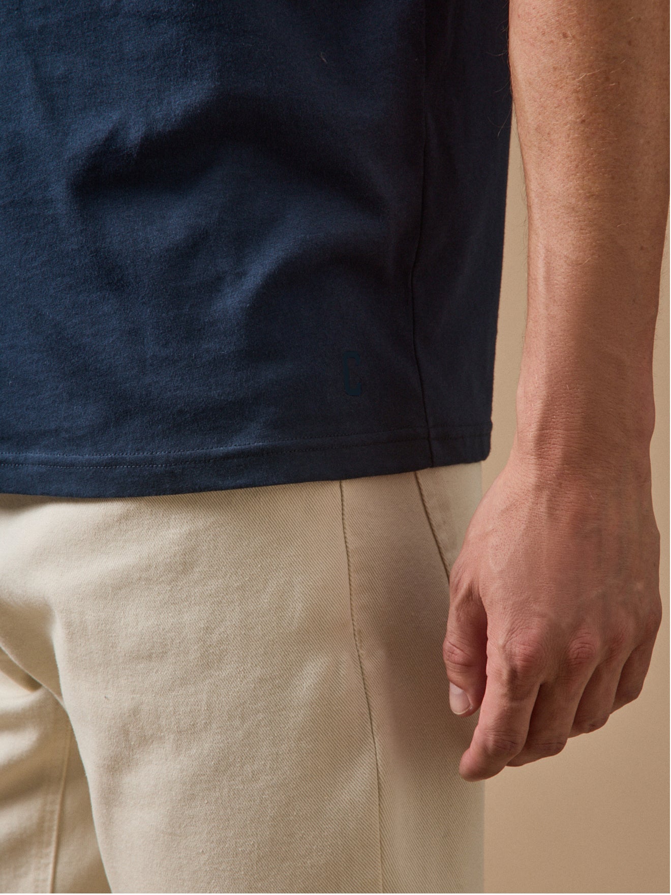 T-shirt uni homme coton biologique