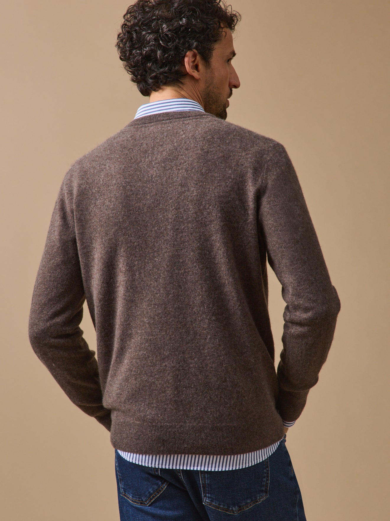 Pull col V homme - Collection Cachemire