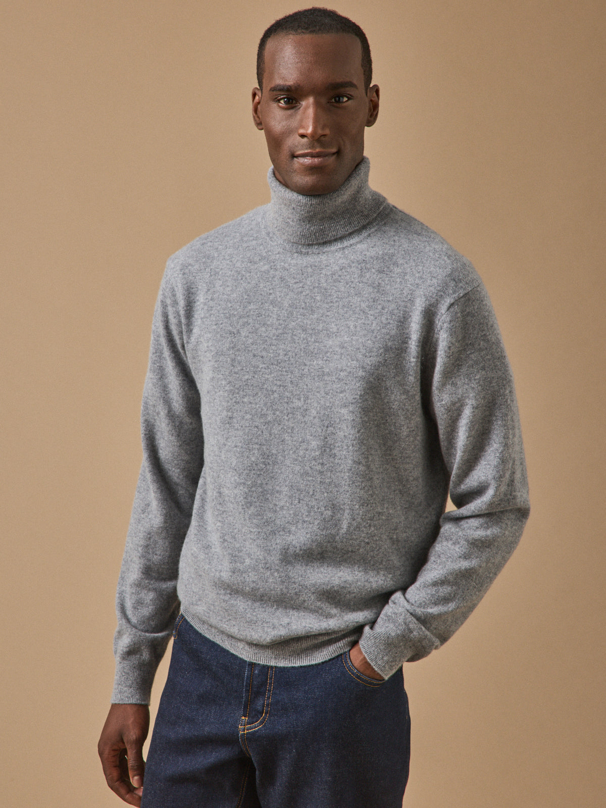 Pull col roulé homme - Collection Cachemire