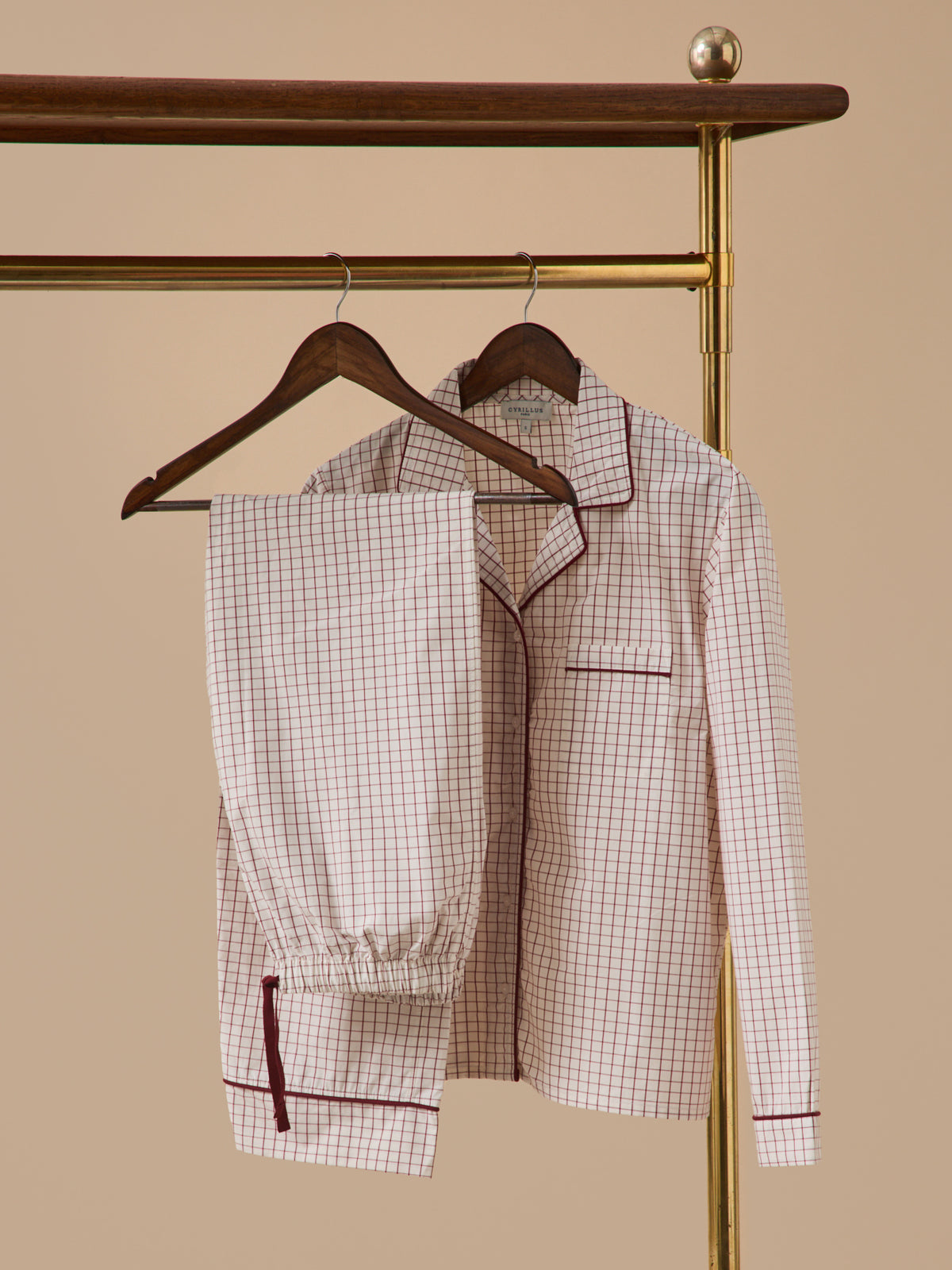 Pyjama à carreaux femme