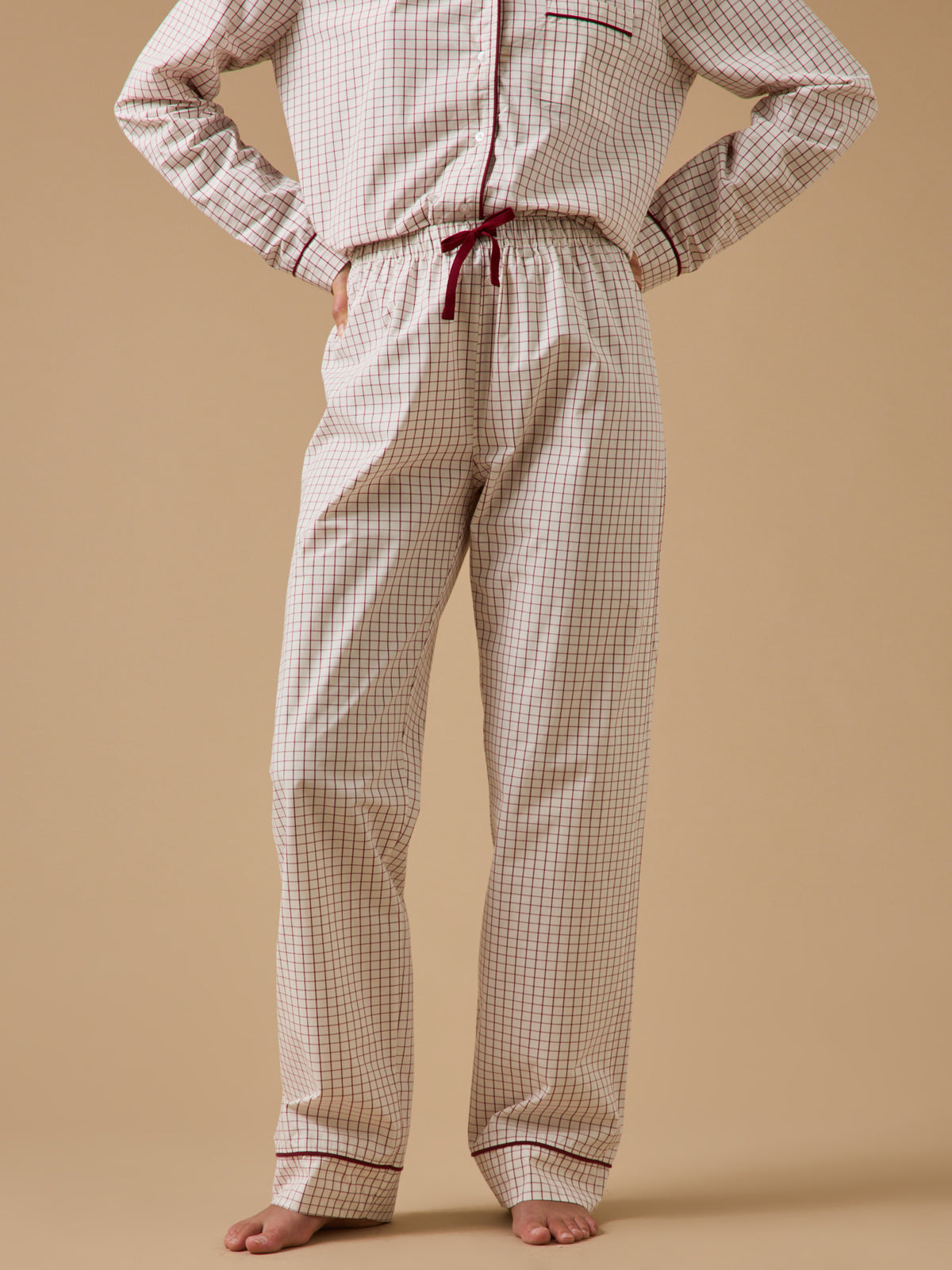 Pyjama à carreaux femme