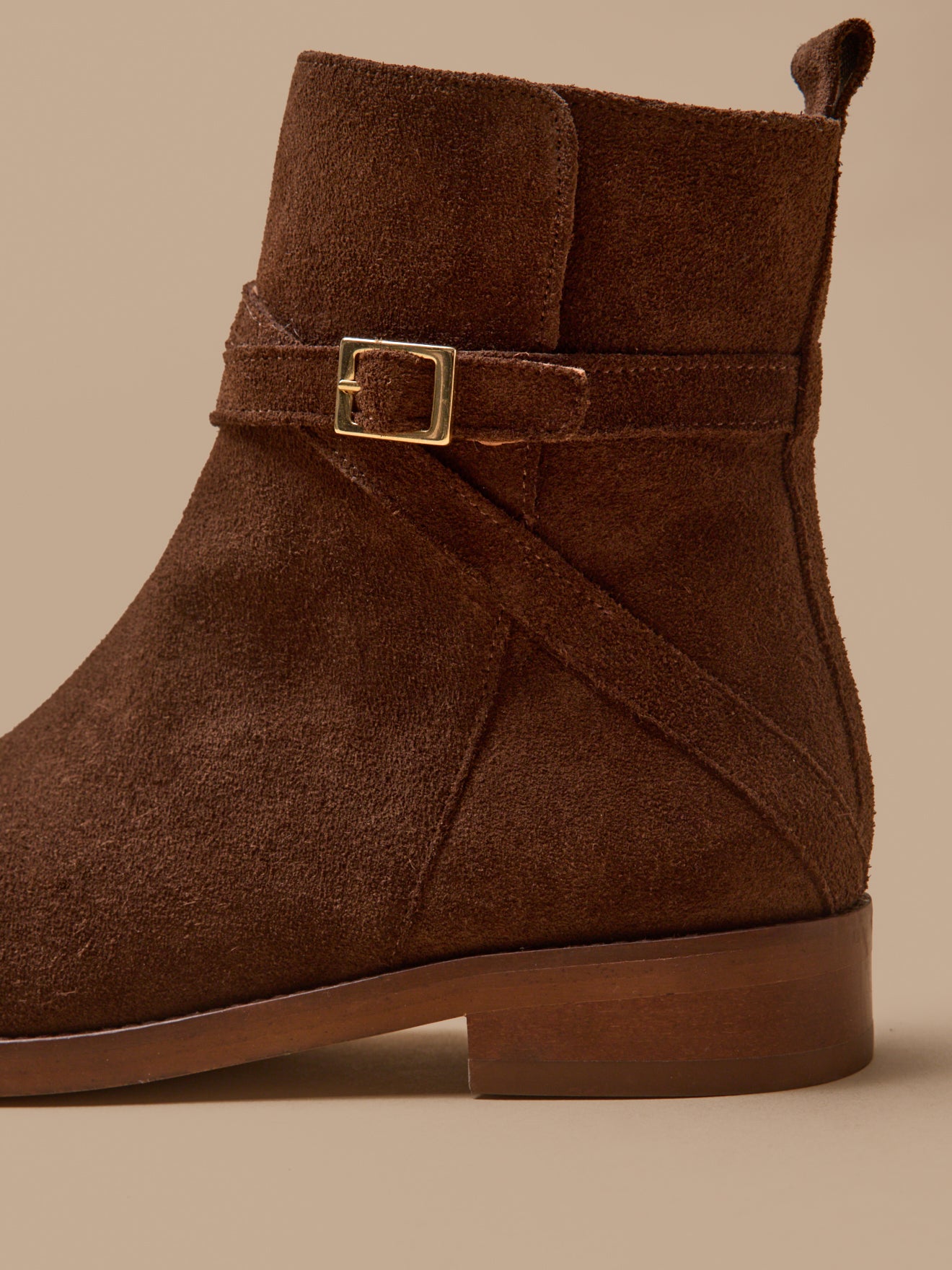 Boots cuir femme
