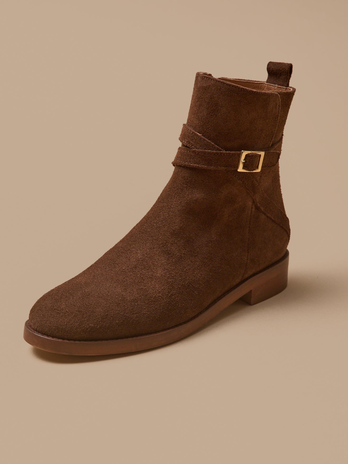 Boots cuir femme