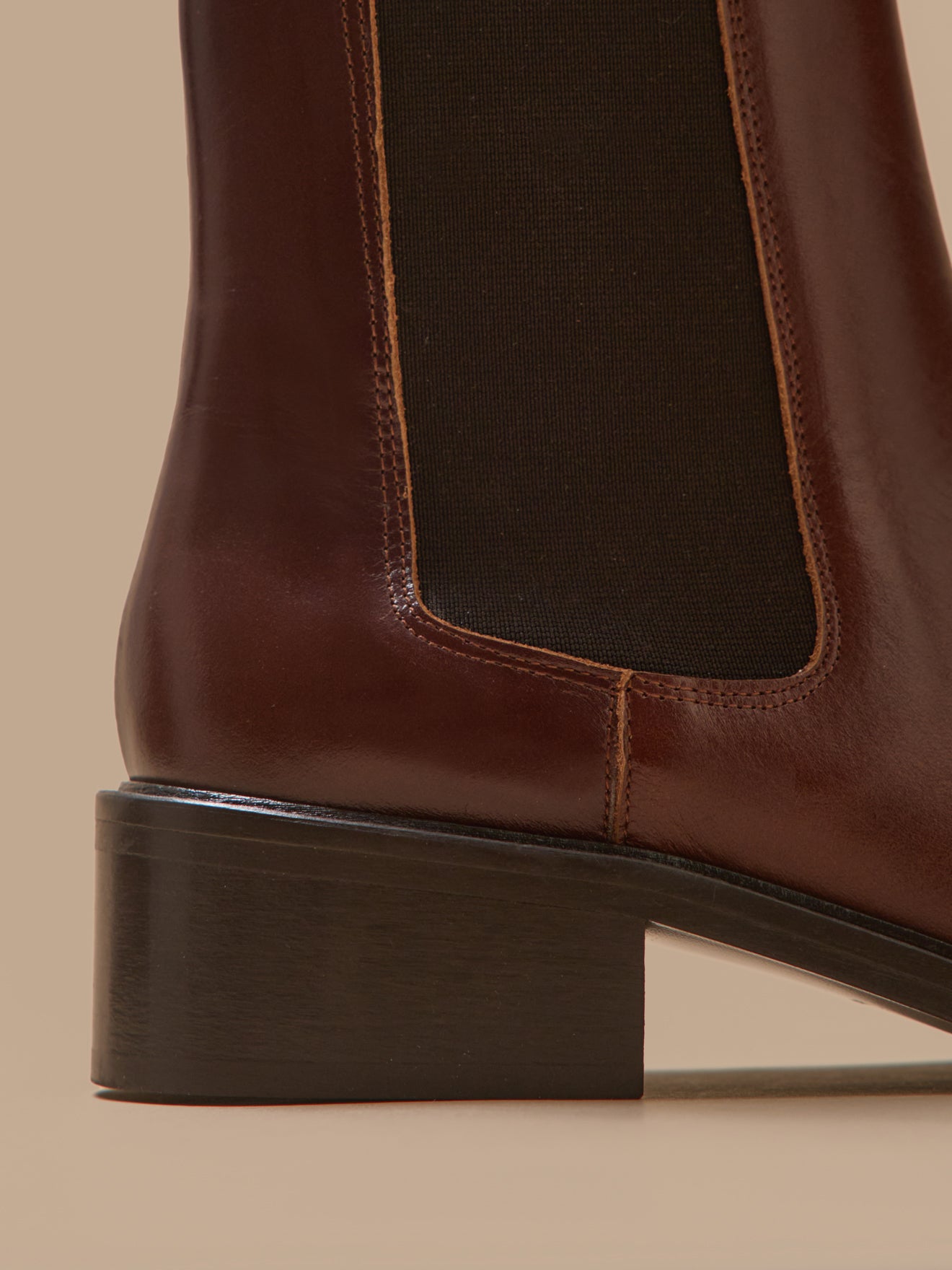 Boots chelsea cuir femme